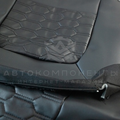 Обивки сидений Лада Vesta с прострочкой "Соты" (не чехлы)