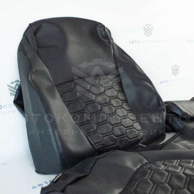 Обивки сидений Лада Vesta с прострочкой "Соты" (не чехлы)
