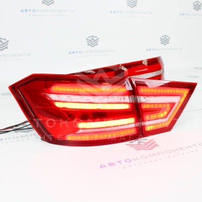 Светодиодные LED-фонари Лада Vesta (красные) (ML106)