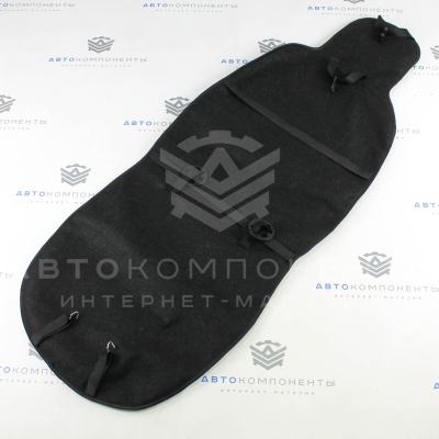 Универсальные накидки из искусственного меха на передние сиденья (черные)