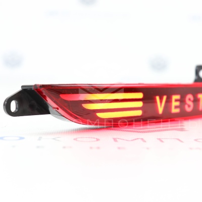 Противотуманный фонарь (ПТФ) "VESTA" (красный) в задний бампер Лада Vesta