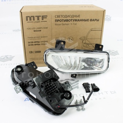 Светодиодные ПТФ MTF для автомобилей Nissan X-TRAIL, QASHQAI (FL07NX)