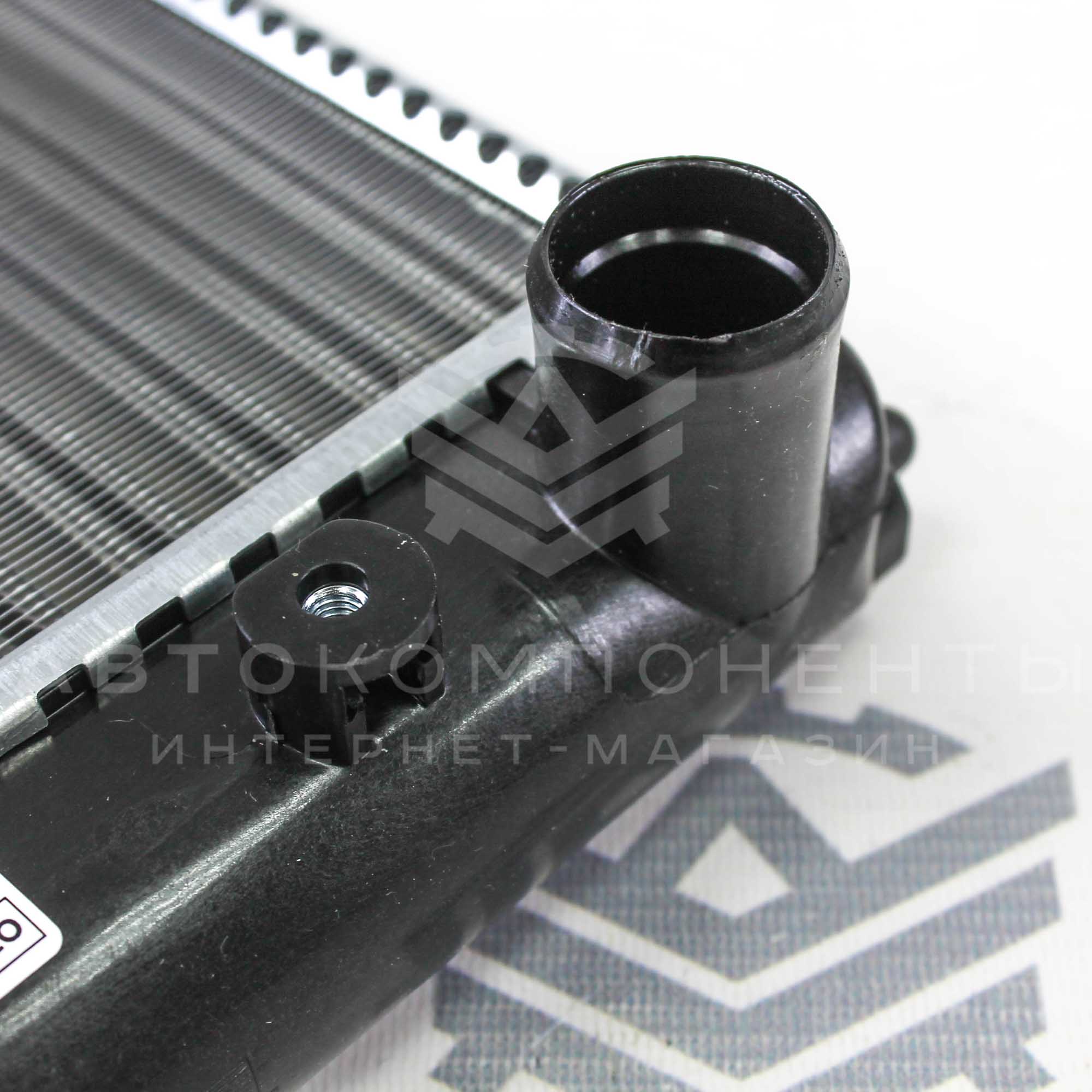 Радиатор охлаждения двигателя "AVTOSTANDART" Лада Калина (без кондиционера)