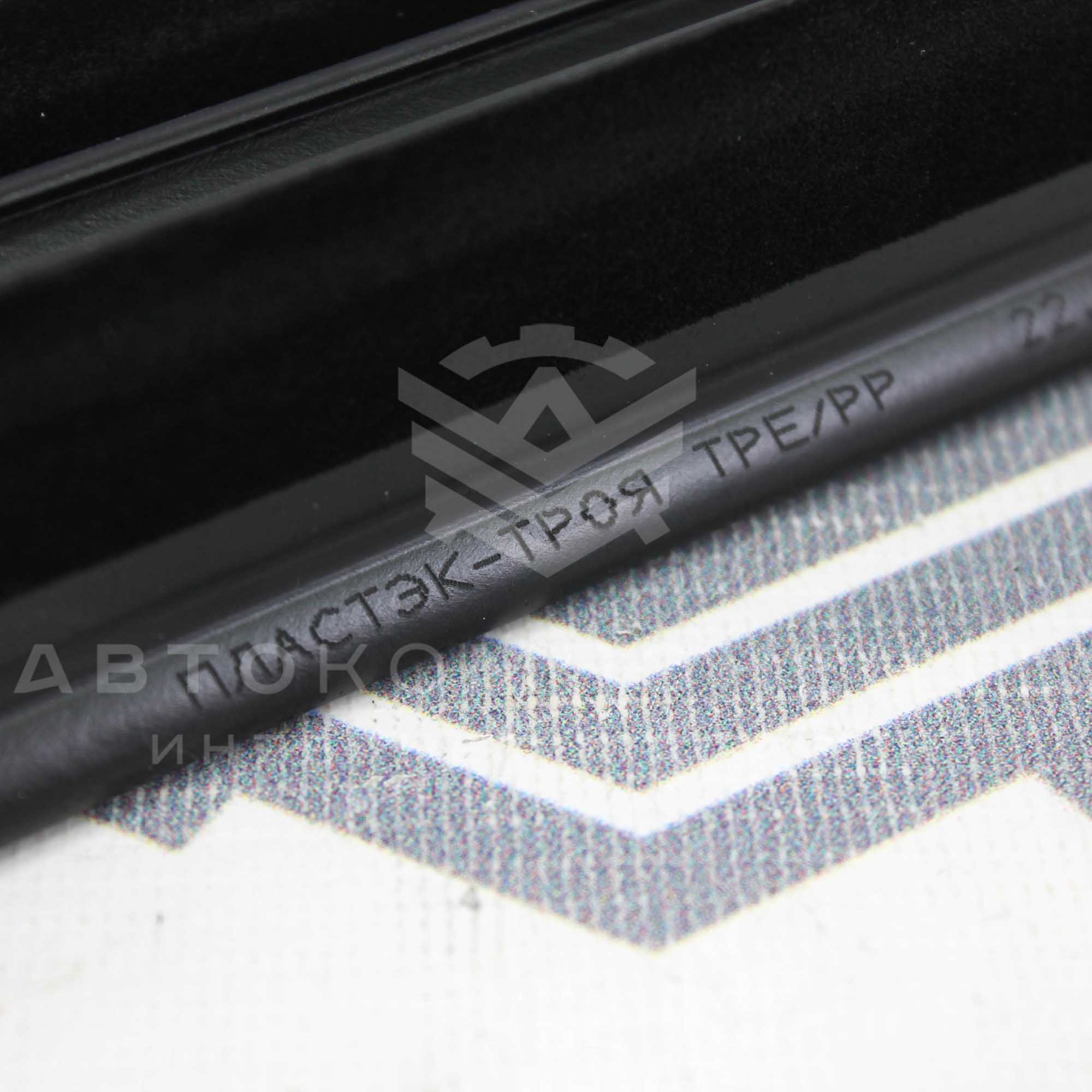 Комплект уплотнителей стекла двери (бархотки) внутренний Лада Калина, Калина-2, Гранта