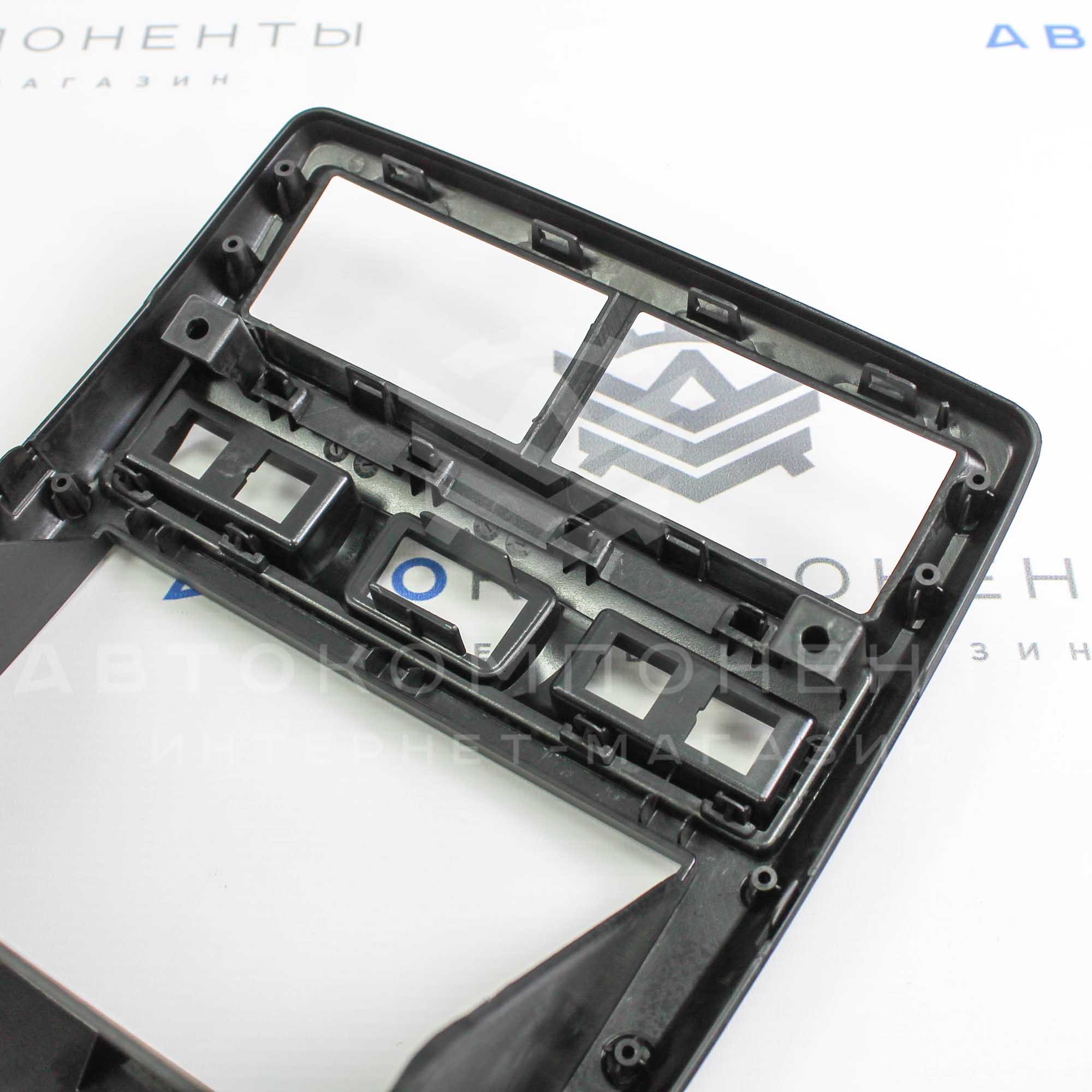 Центральная консоль 2DIN Лада Приора 2 (черный мат)