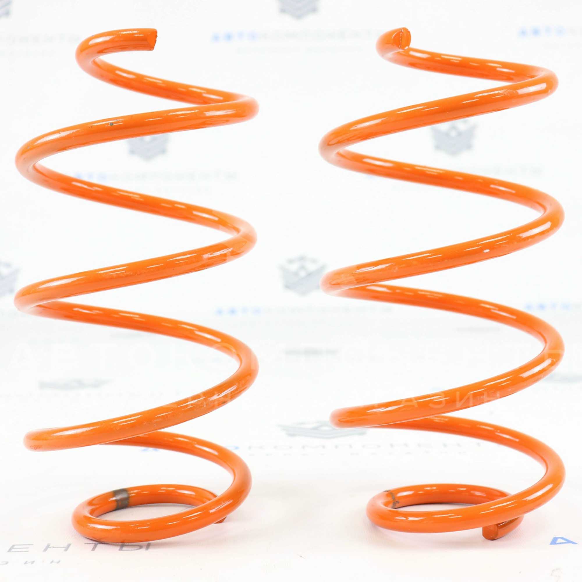 Пружины передней подвески "ТЕХНОРЕССОР" Лада Приора, Калина 2, Гранта -50мм (оранжевые)