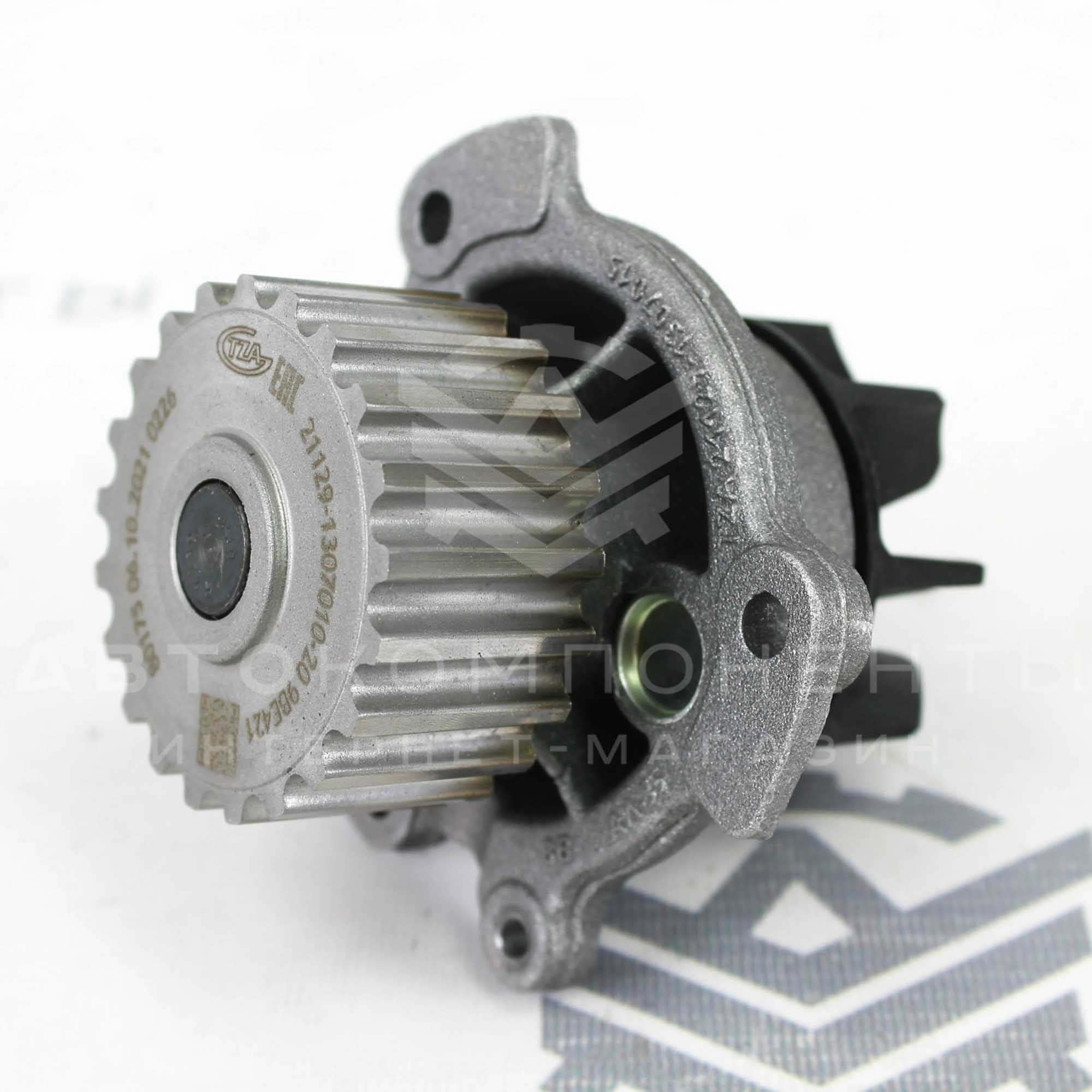 Водяной насос (помпа) "ТЗА" Powerfull Lux Лада Гранта, Гранта FL, Калина, Калина 2 (16v)