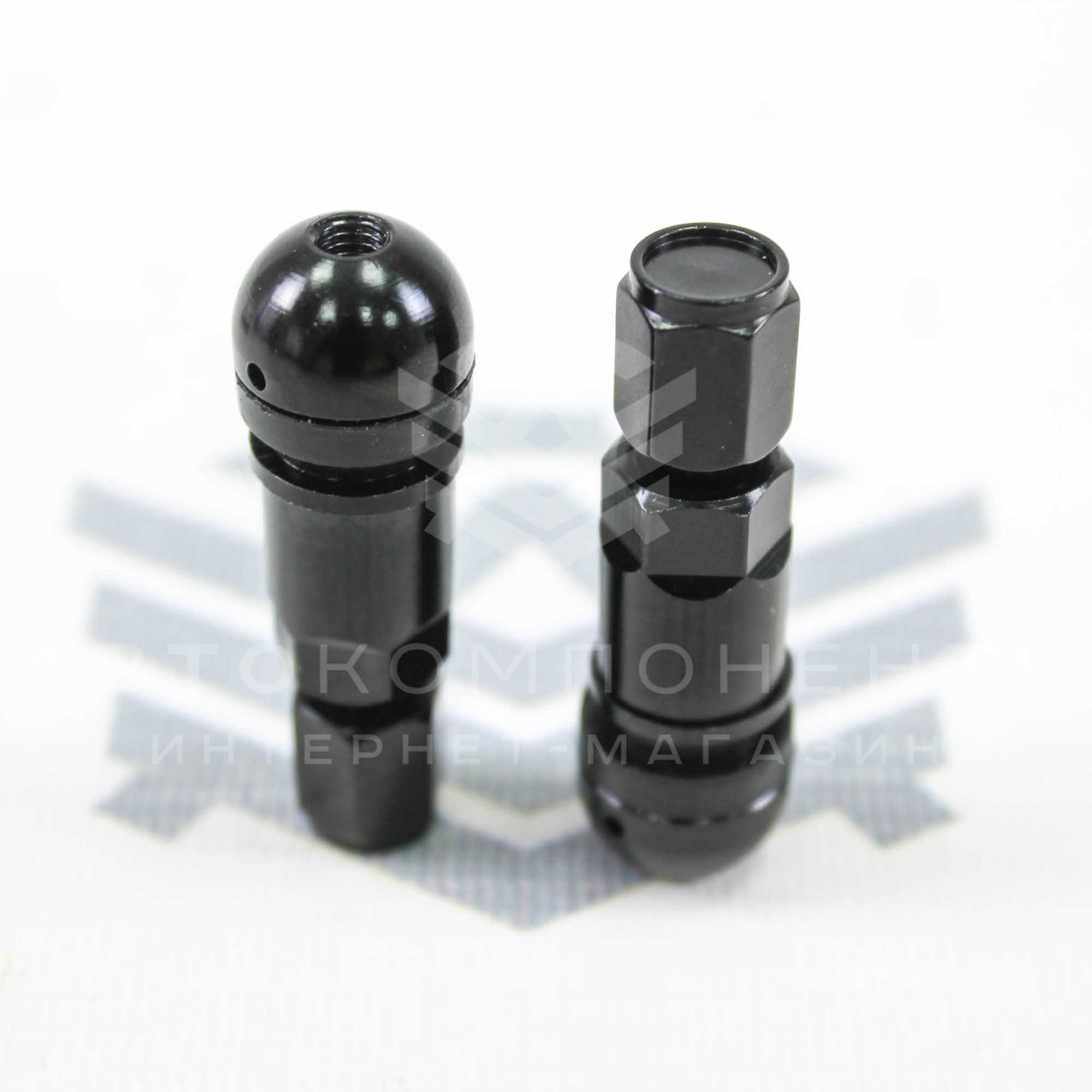 Алюминиевые вентили "Light Sport Wheels" для бескамерных шин (черные)