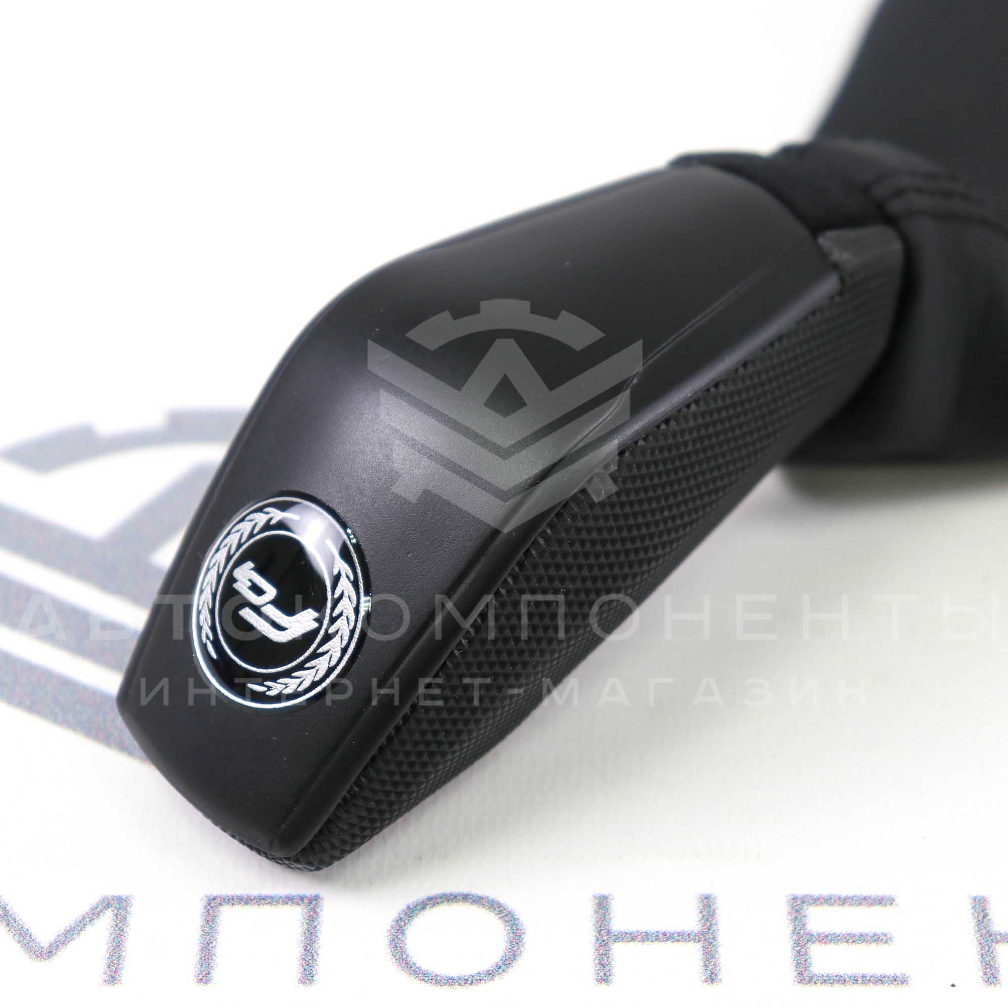 Модельная ручка КПП "FERRUM GROUP" (экокожа) Лада Гранта, Гранта FL, Калина 2, Приора 2