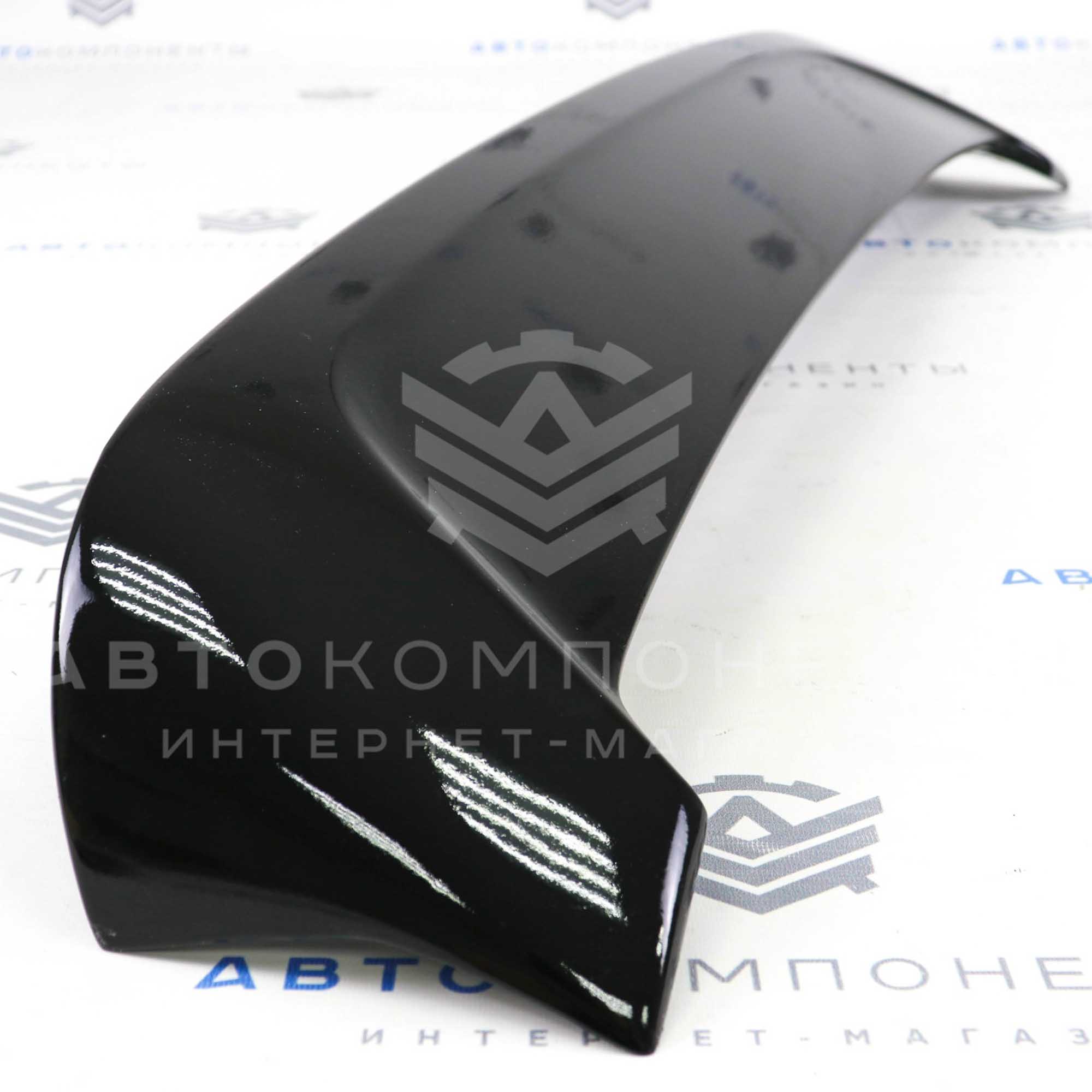 Спойлер "Эстет" (черный глянец) на крышку багажника Лада Приора (универсал)