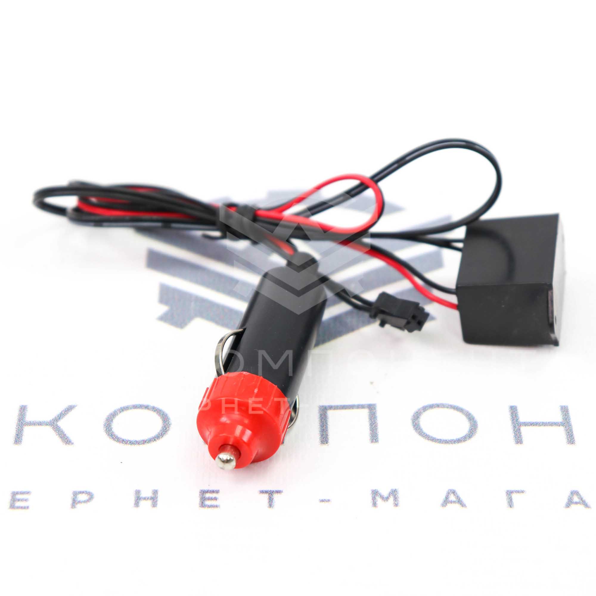 Неоновая подсветка (лента) 3м в салон автомобиля (белая)