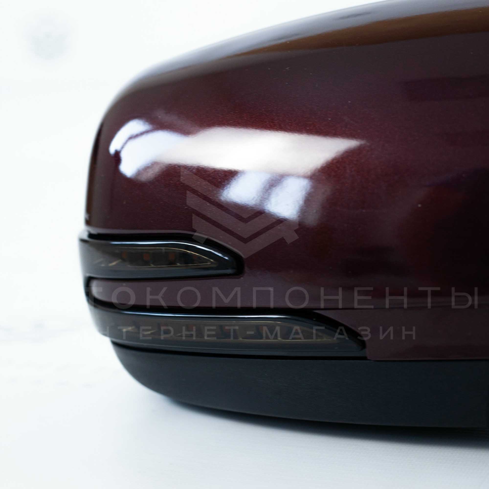 Механические зеркала ВАЗ 2110-2112, Лада Приора "АТП" с двойным повторителем AMG (темные) в цвет кузова