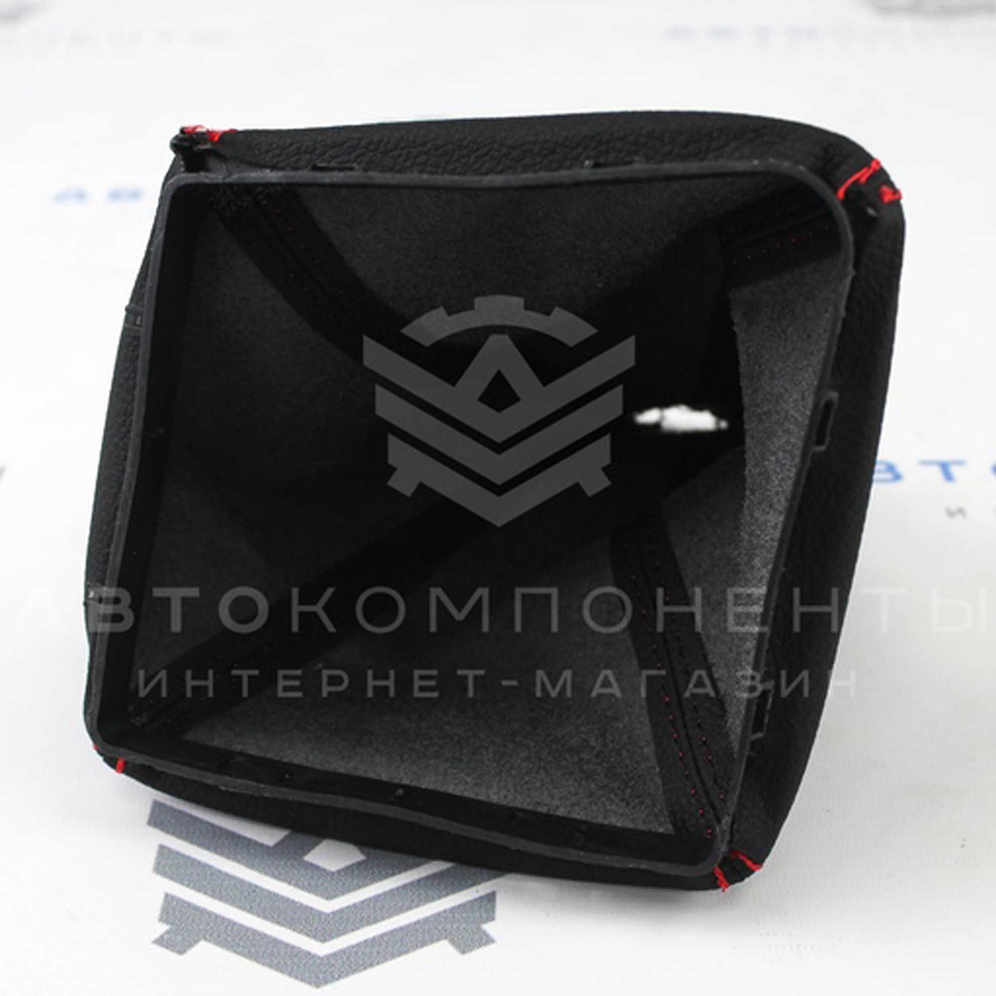 Кожух КПП (в коже) с цветной строчкой Лада Приора (старого образца)