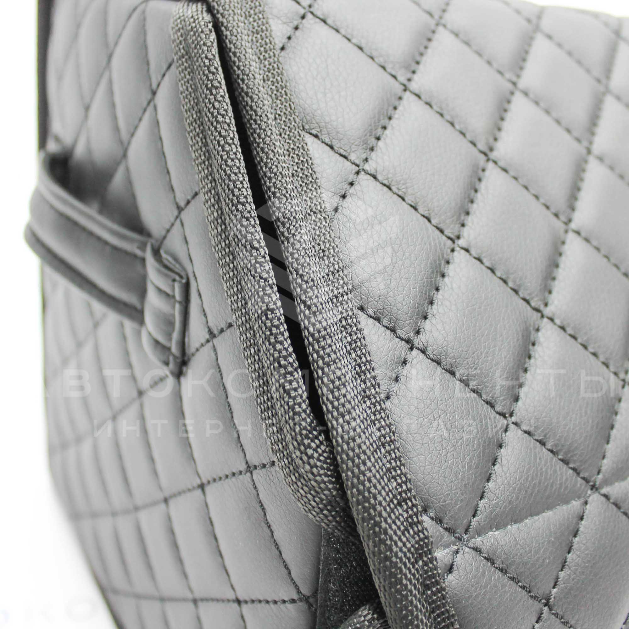 Кожаный органайзер в багажник "Квадрат по диагонали"