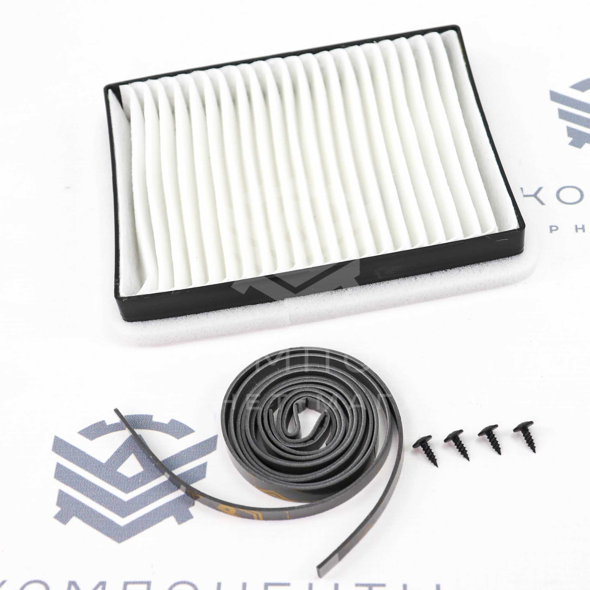 Адаптер салонного фильтра (пластиковый) с фильтром ВАЗ 2108-21099, 2113-2115