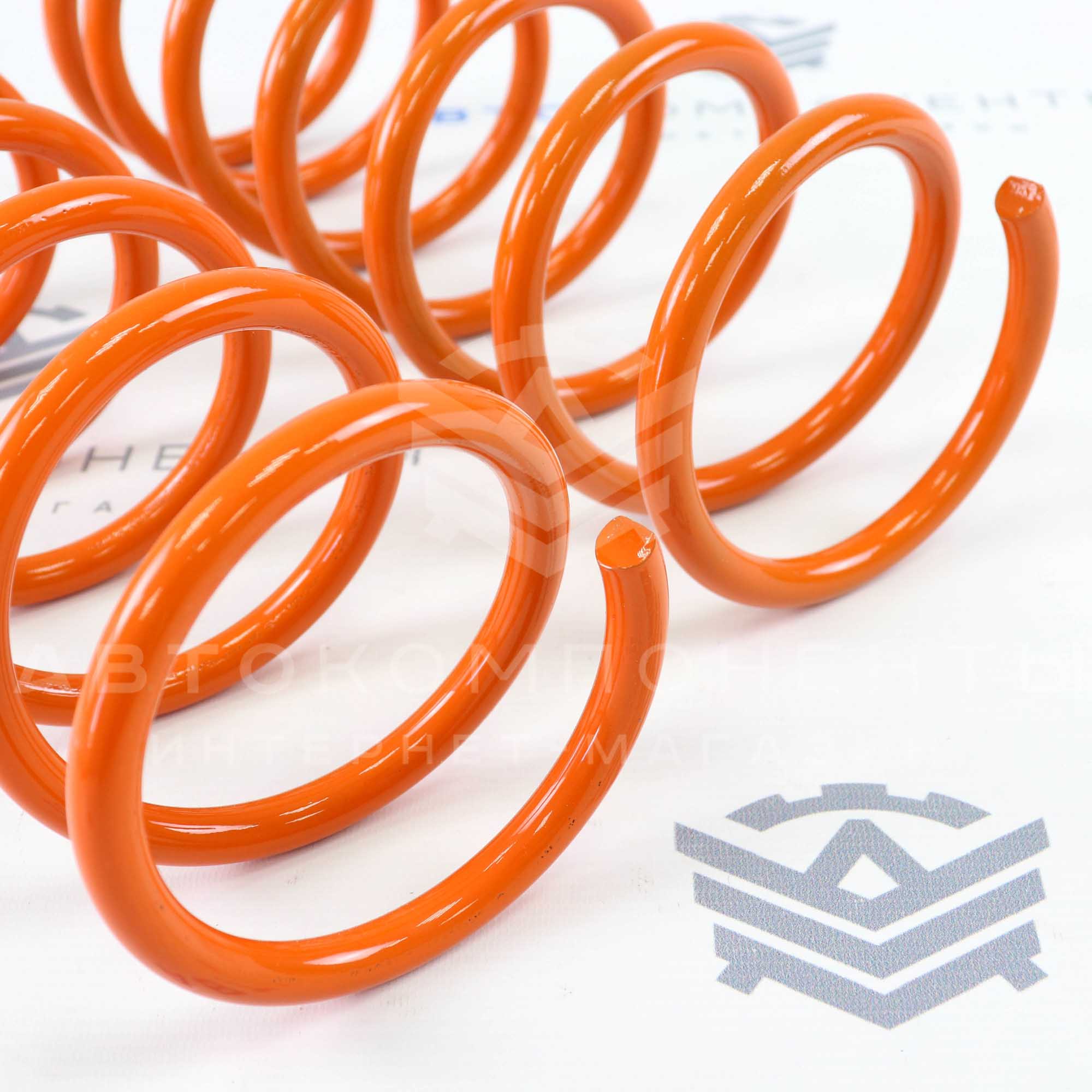 Пружины задней подвески "ТЕХНОРЕССОР" ВАЗ 2101-2107 -50мм (оранжевые) TRR2101-50