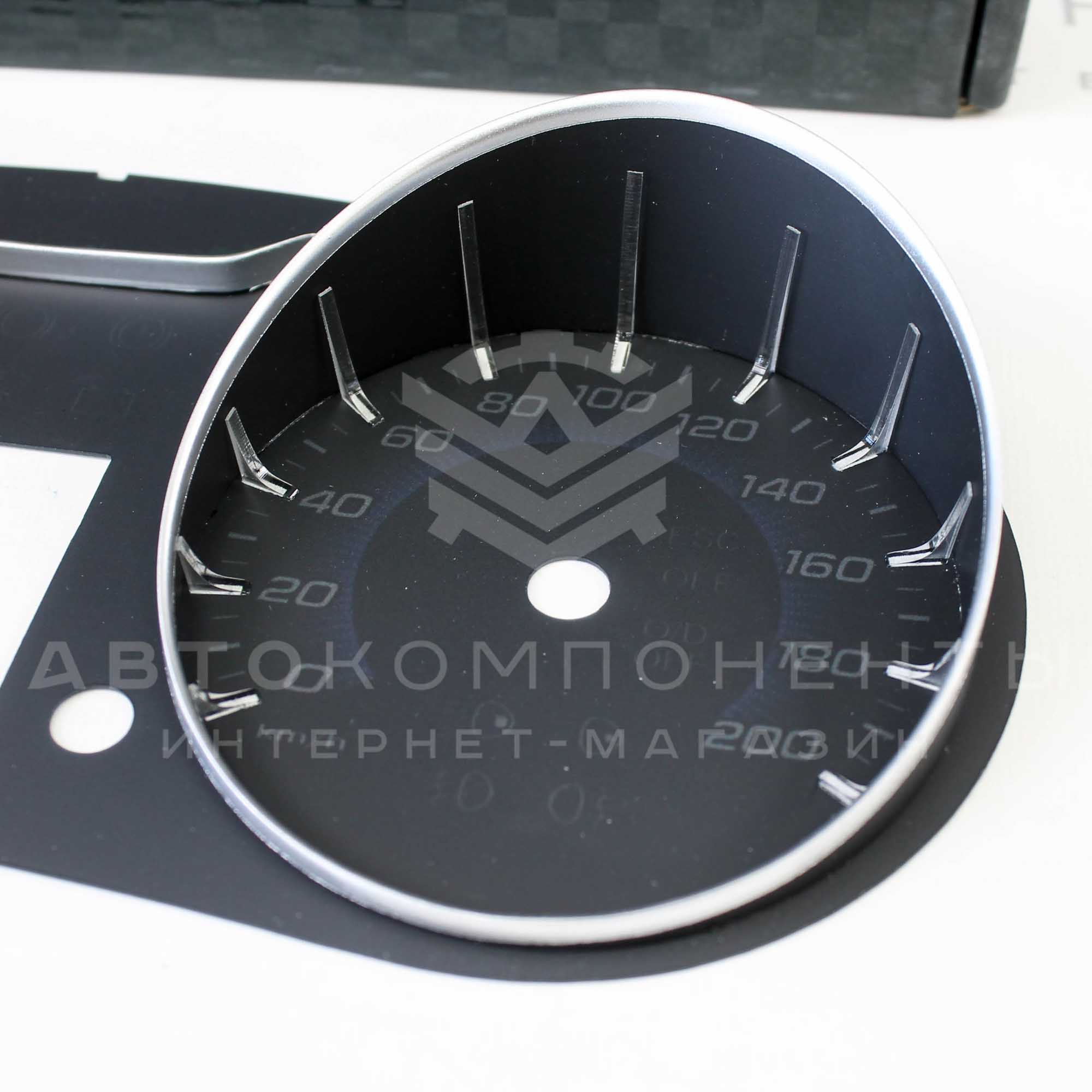 Накладка комбинации приборов Pandora Optitron Blue Crystal Лада Гранта, Калина 2