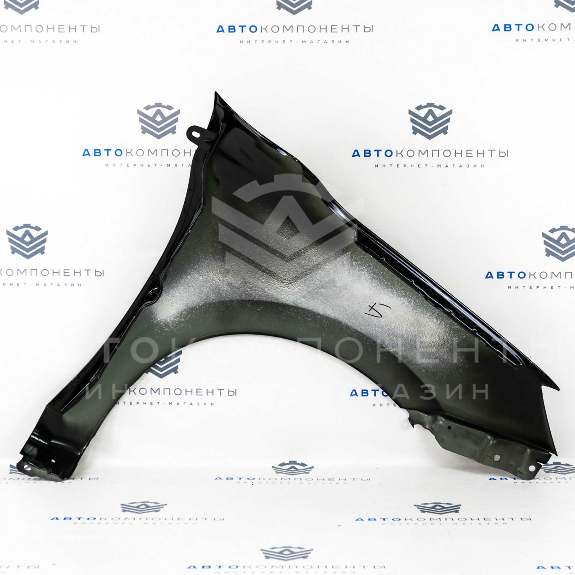 Переднее крыло (левое) Лада Гранта FL (без отверстия) в цвет кузова