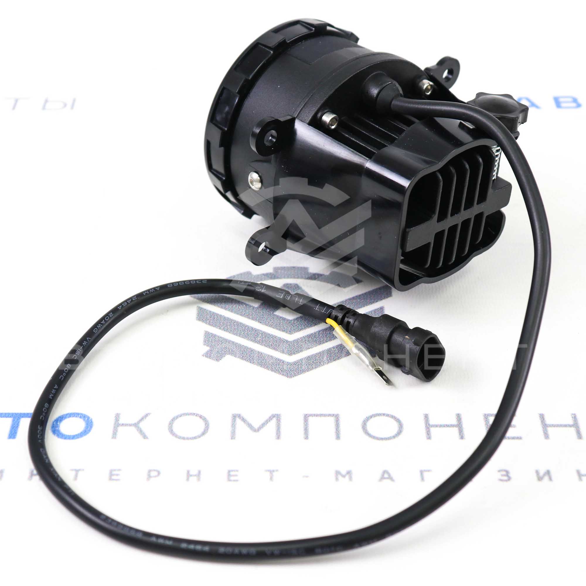 Противотуманные светодиодные фары (ПТФ) BI-LED (3000К+6000К) с линзами 50W (3 дюйма) Лада Vesta, Гранта FL, X-RAY, Ларгус FL