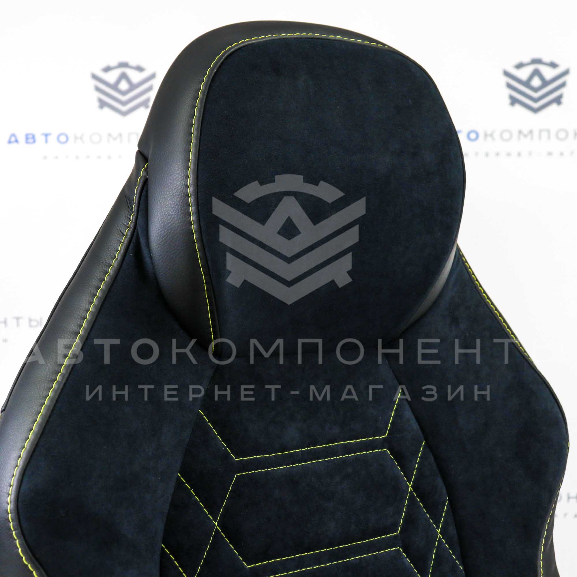 Анатомические сиденья (в сборе) с прострочкой "Кобра" Лада Калина 2 (хэтчбек)