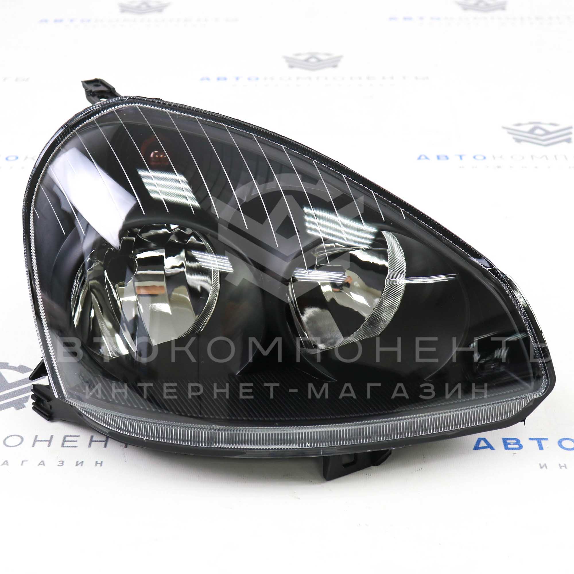 Фары Лада Приора 2 (аналог) H15, черные маски