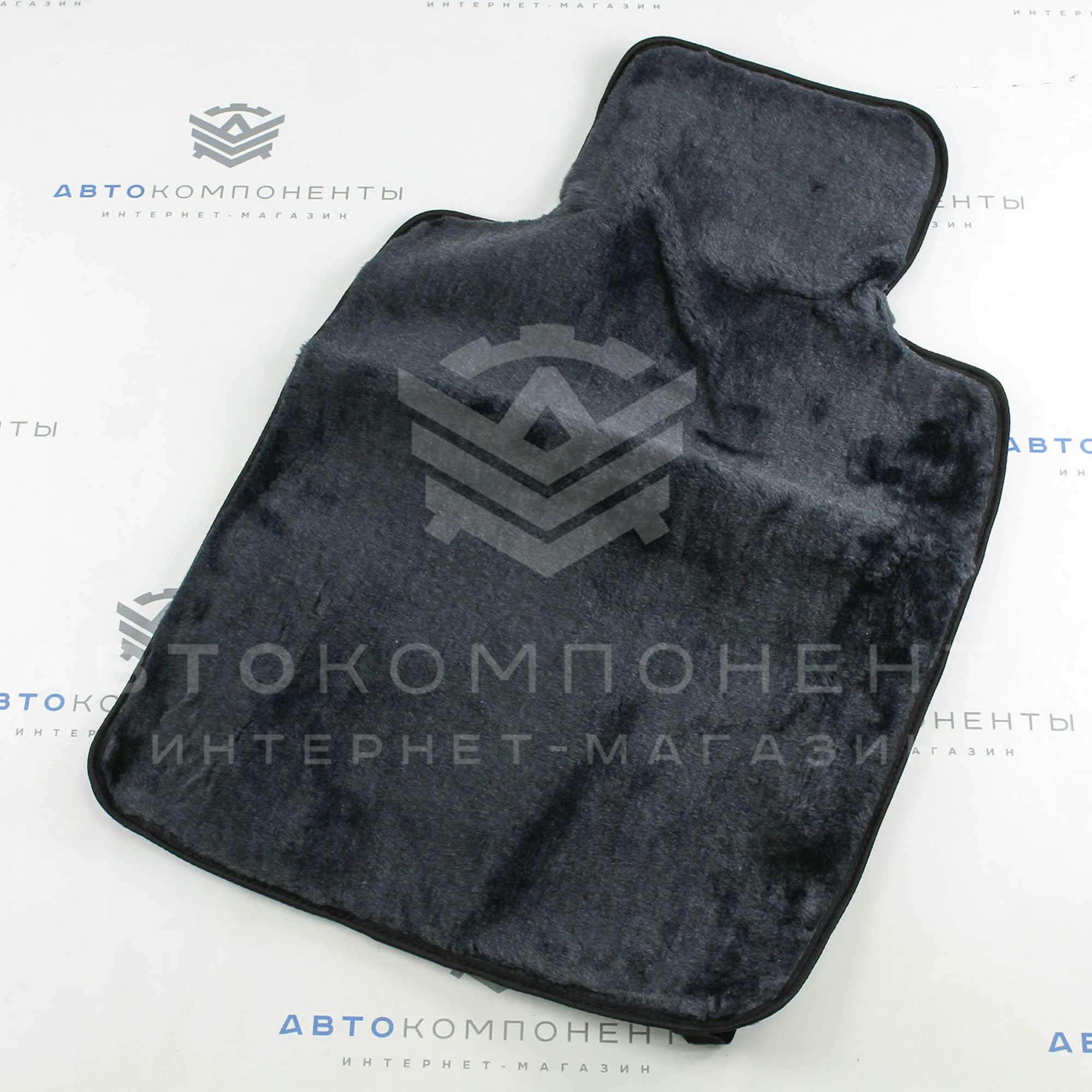 Универсальные накидки из искусственного меха на задние сиденья (серые)