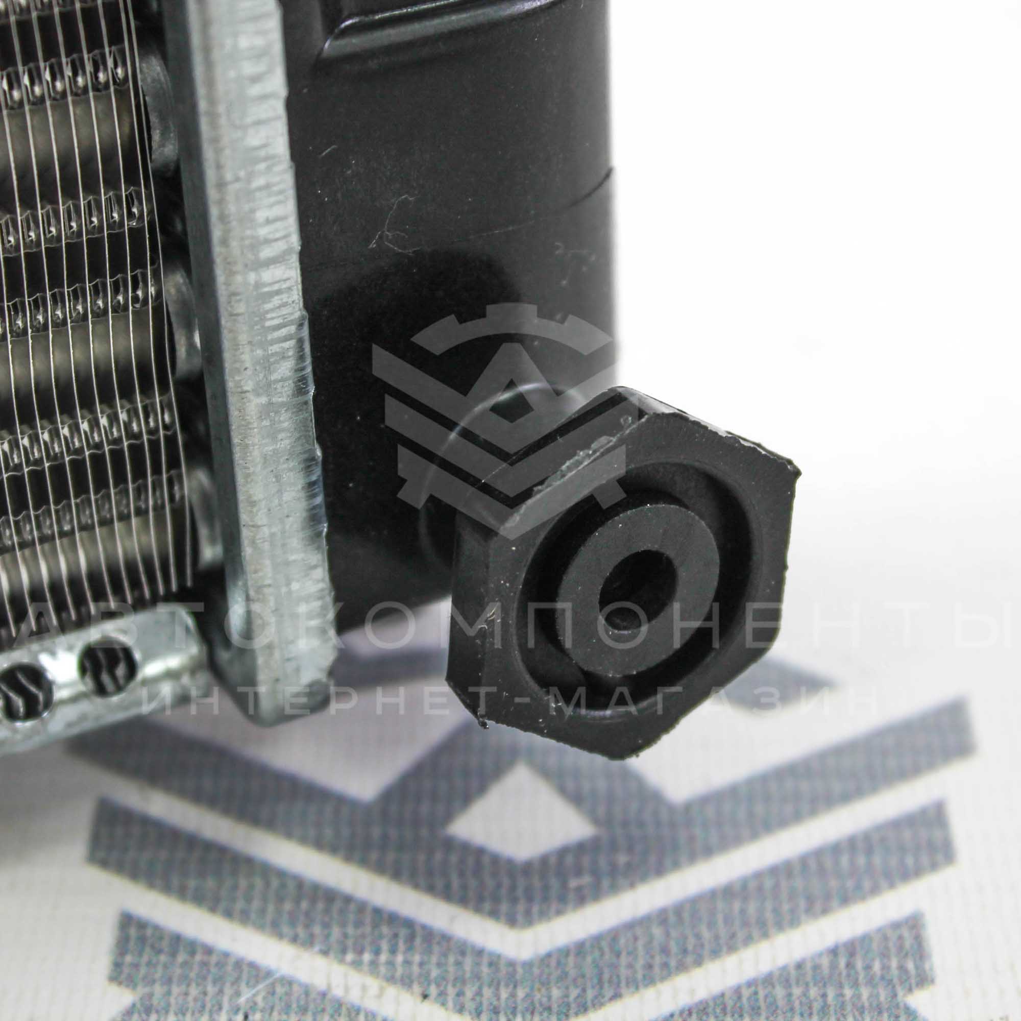 Радиатор охлаждения двигателя "AVTOSTANDART" Лада Калина (без кондиционера)