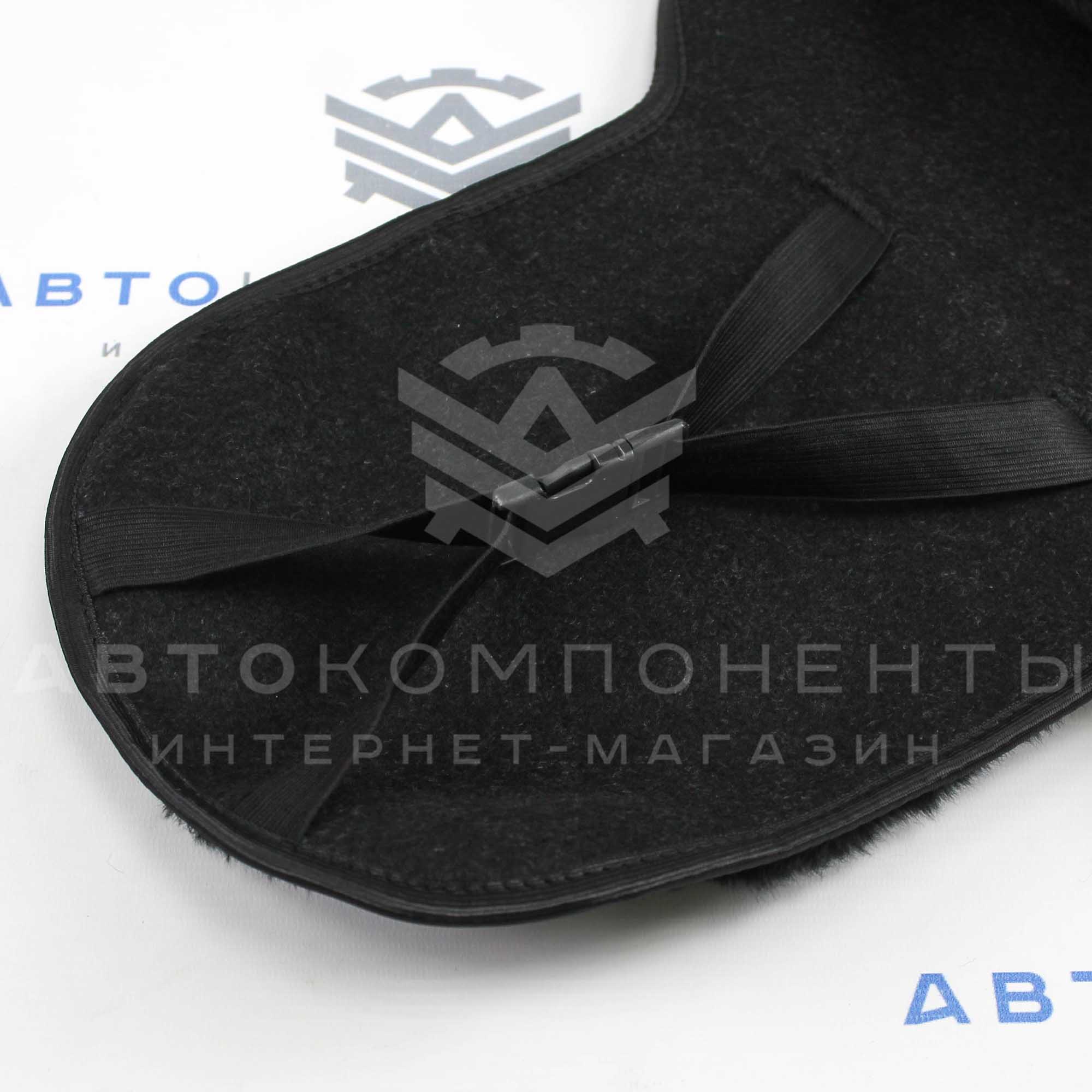 Универсальные накидки из искусственного меха на передние сиденья (серые)