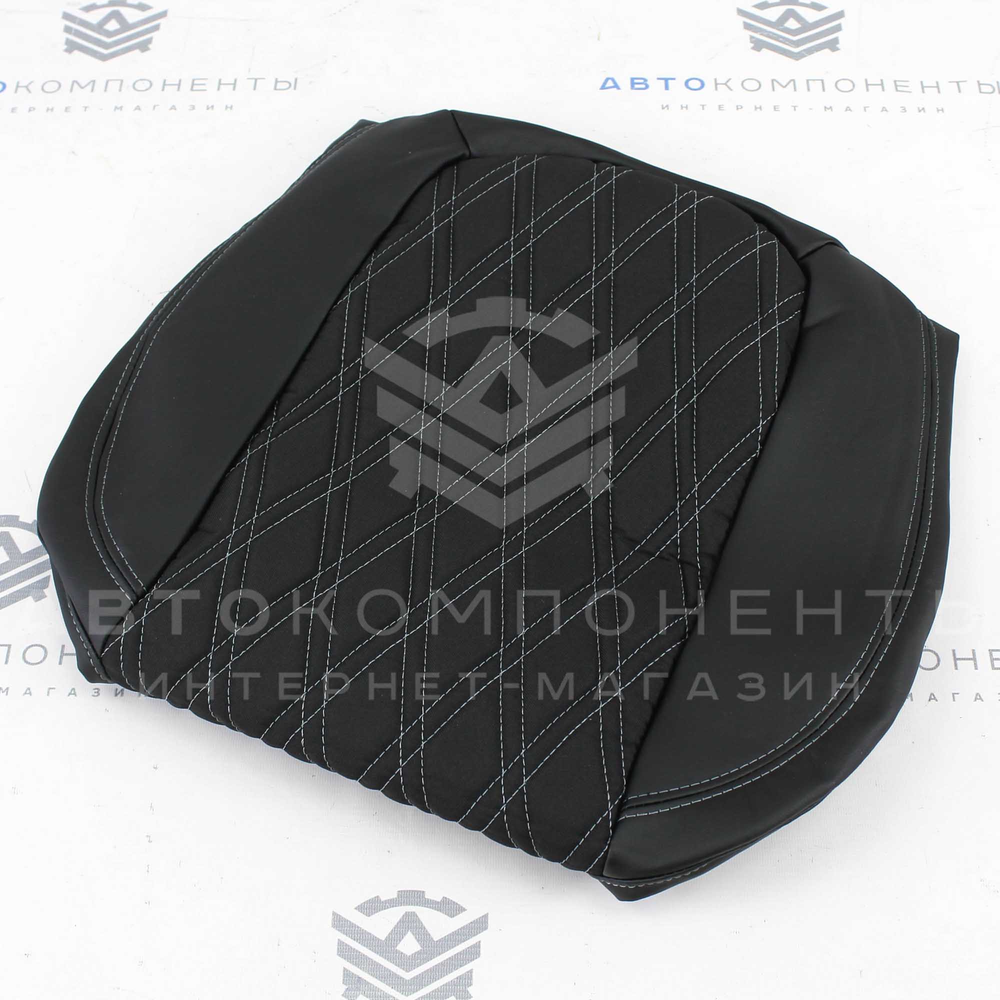 Комплект переделки сидений RECARO ВАЗ 2108-21099 / 2113-2115 / Лада Нива 2131 с прострочкой "Ромб 2 строчки"