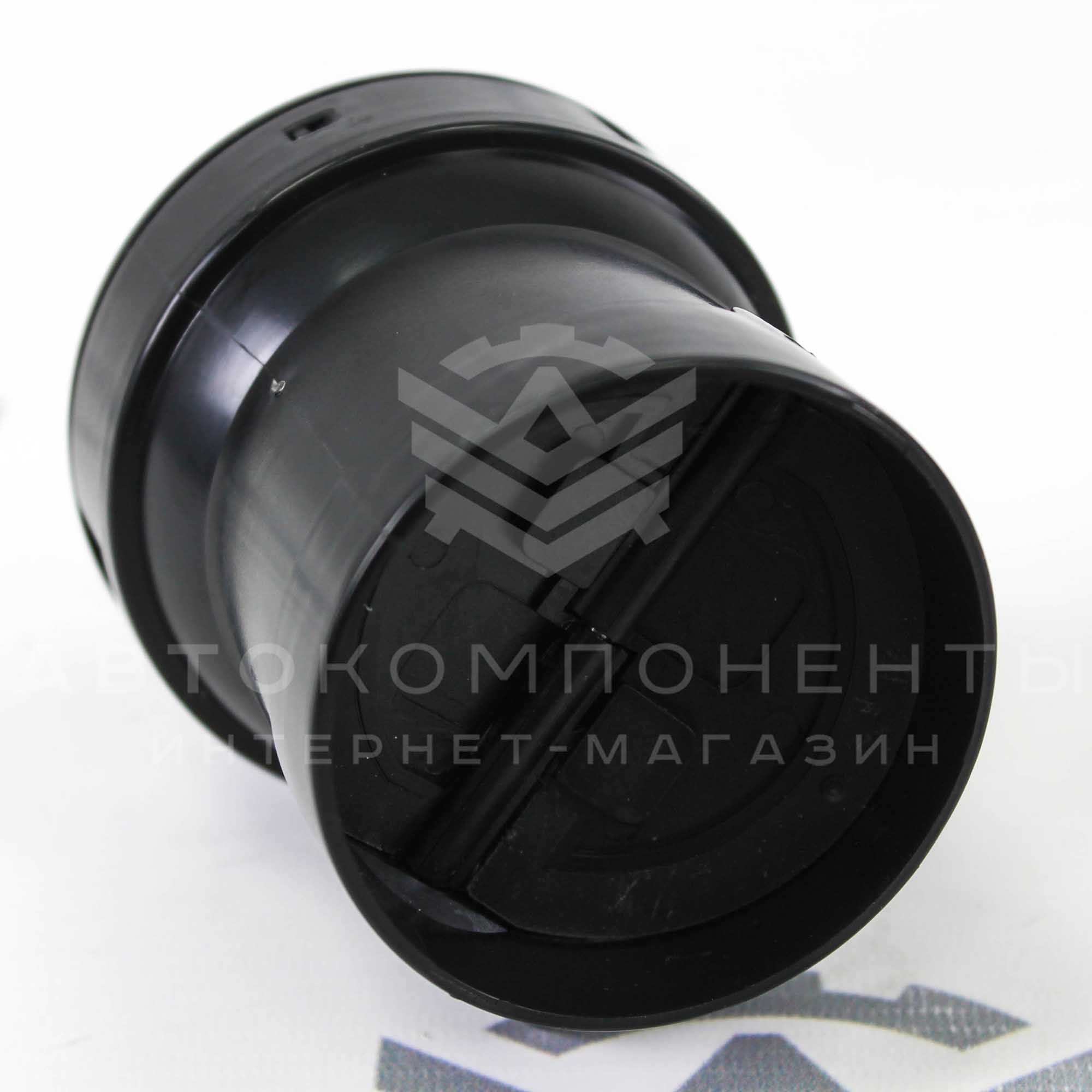 Сопло вентиляции в стиле Ferrari (регулируемое) с RGB подсветкой Лада Гранта, Калина 2, Ларгус (черное)