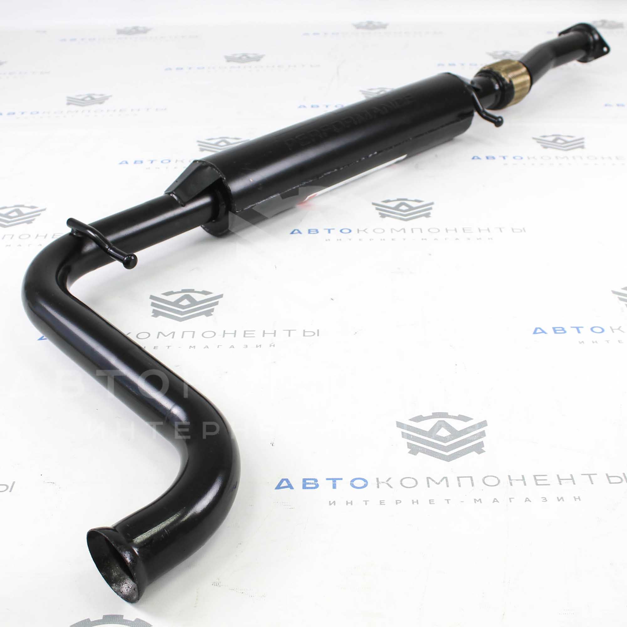 Резонатор (с гофрой) под выпускной коллектор STT Лада Приора