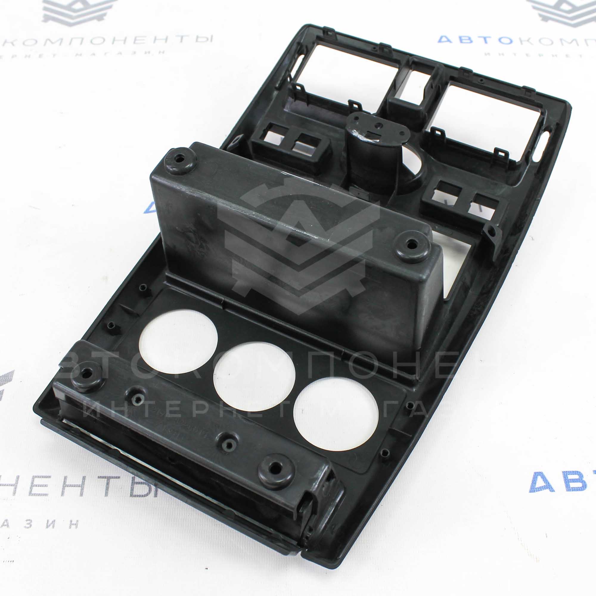 Центральная консоль 1din Лада Приора (черный лак)