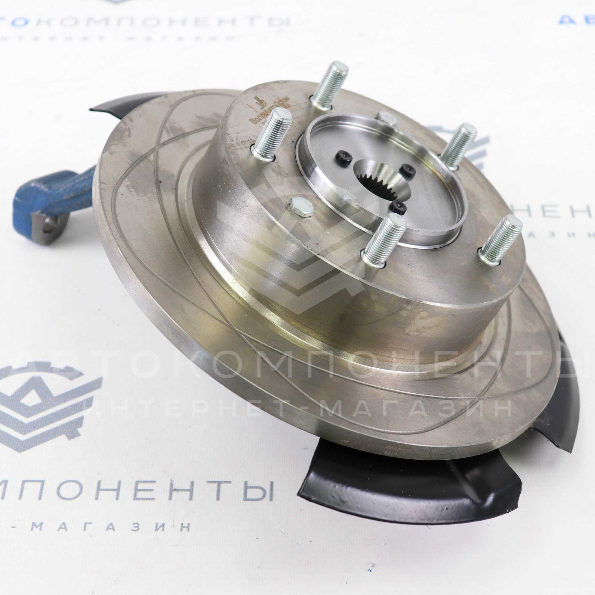Усиленный ступичный узел (с креплением тормозного диска 21214) в сборе (левый, ABS) Лада Нива 4х4