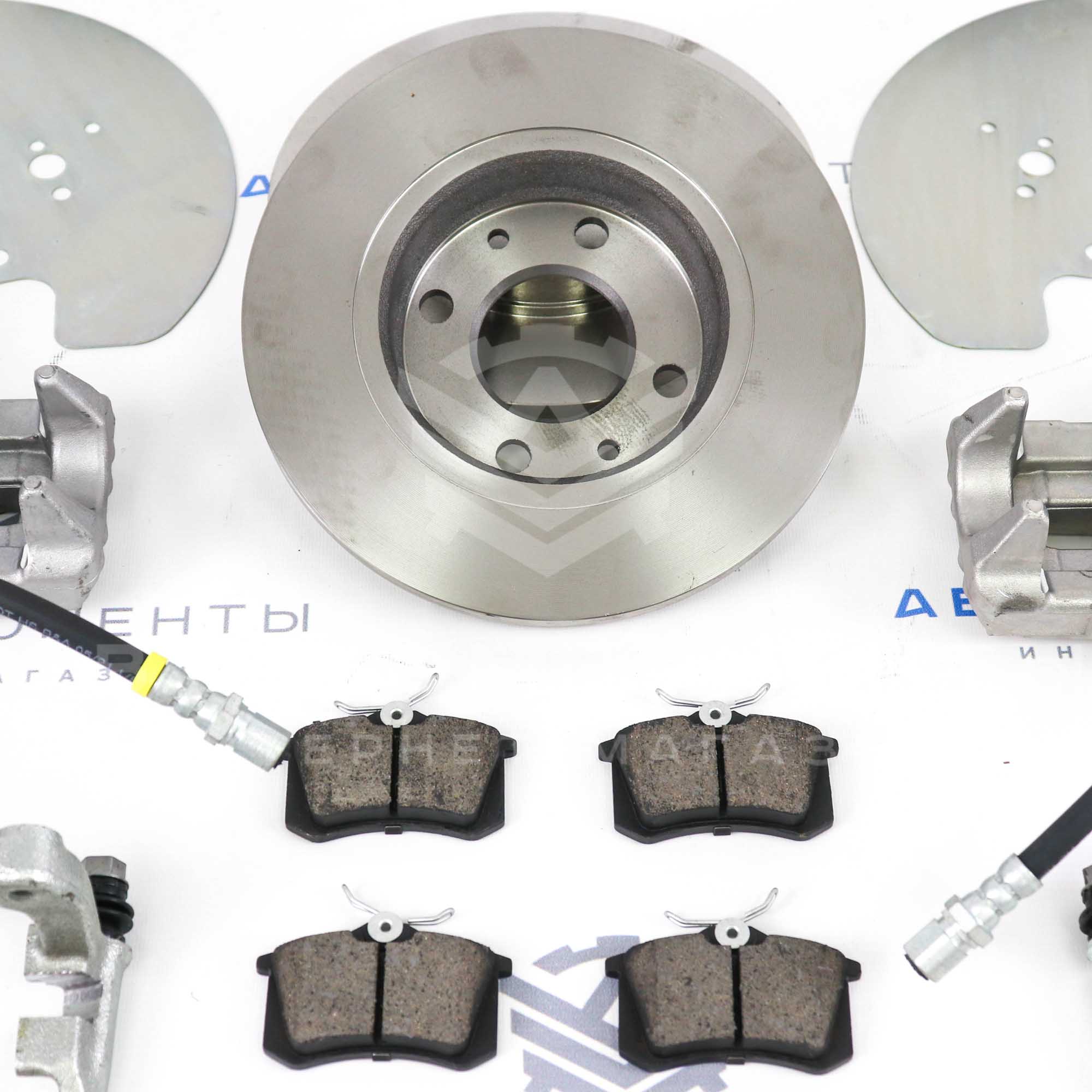 Задние дисковые тормоза (ЗДТ) LUCAS (невентилируемые, без АБС) ВАЗ 2108-2115, 2110-2112, Приора