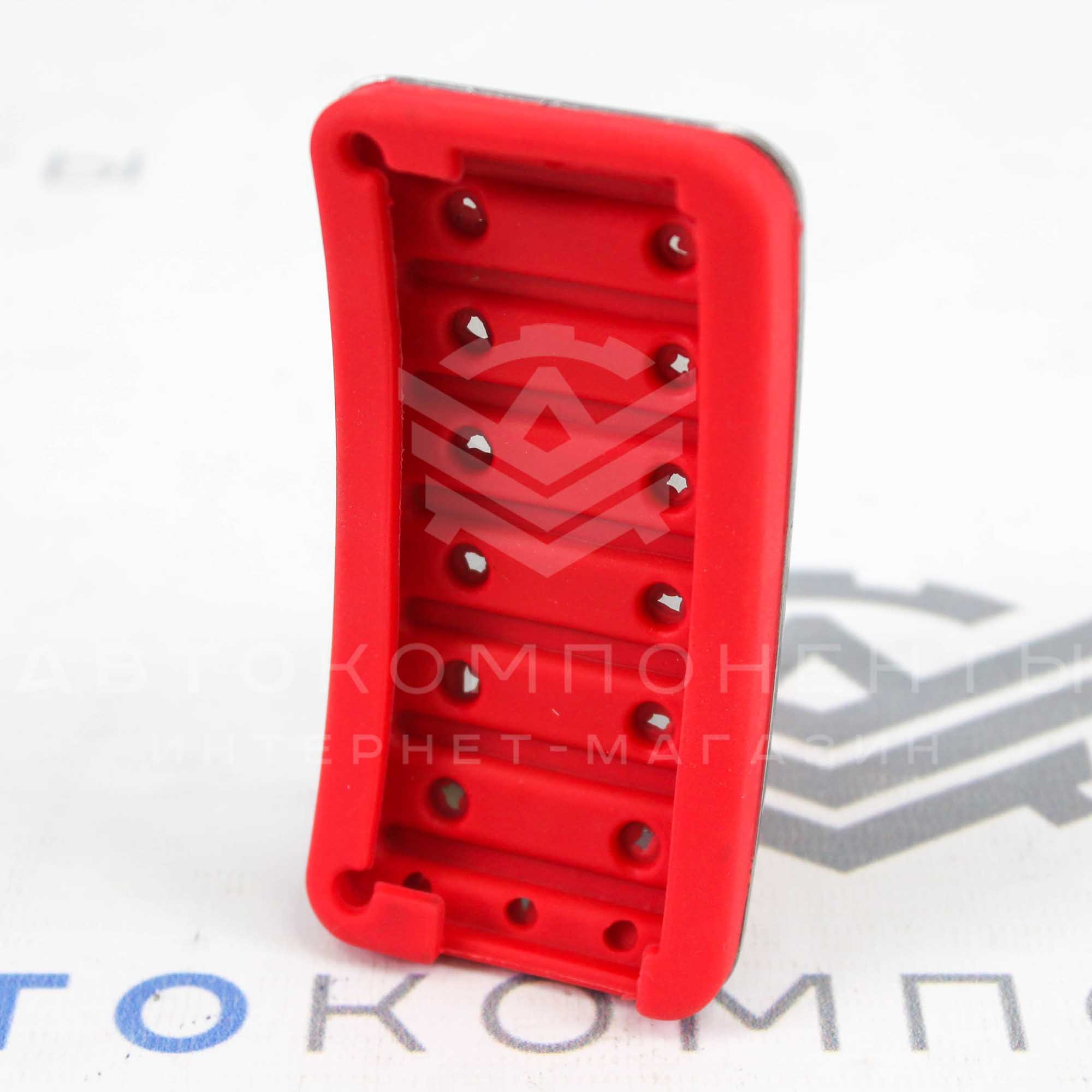 Накладки на педали "Sal-Man" МТ Лада Vesta (красные) (01166)