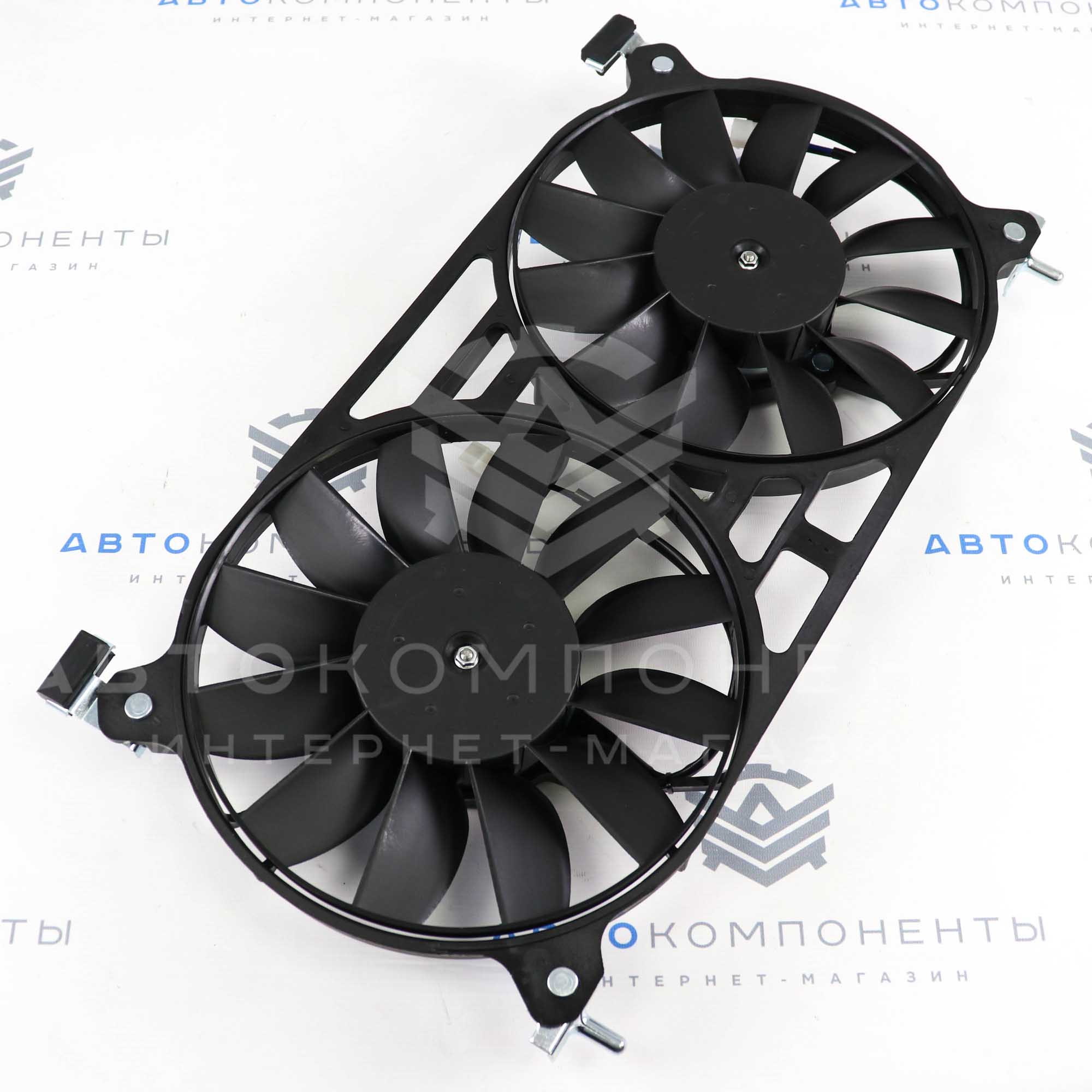 Электровентилятор (в сборе) с кожухом Лада Нива 4х4