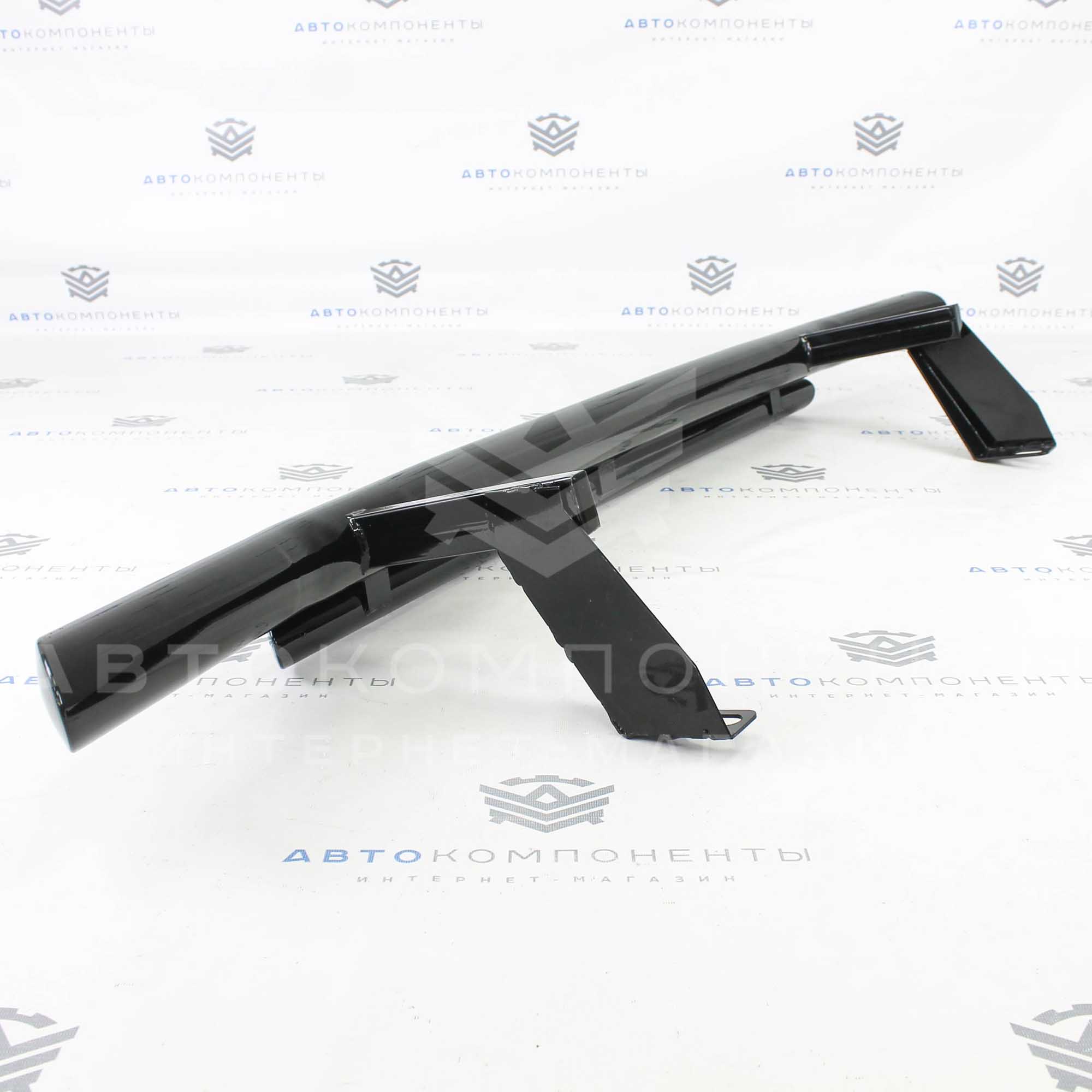 Защита переда (дуга) двойная Нива 4х4 Урбан (черный глянец)