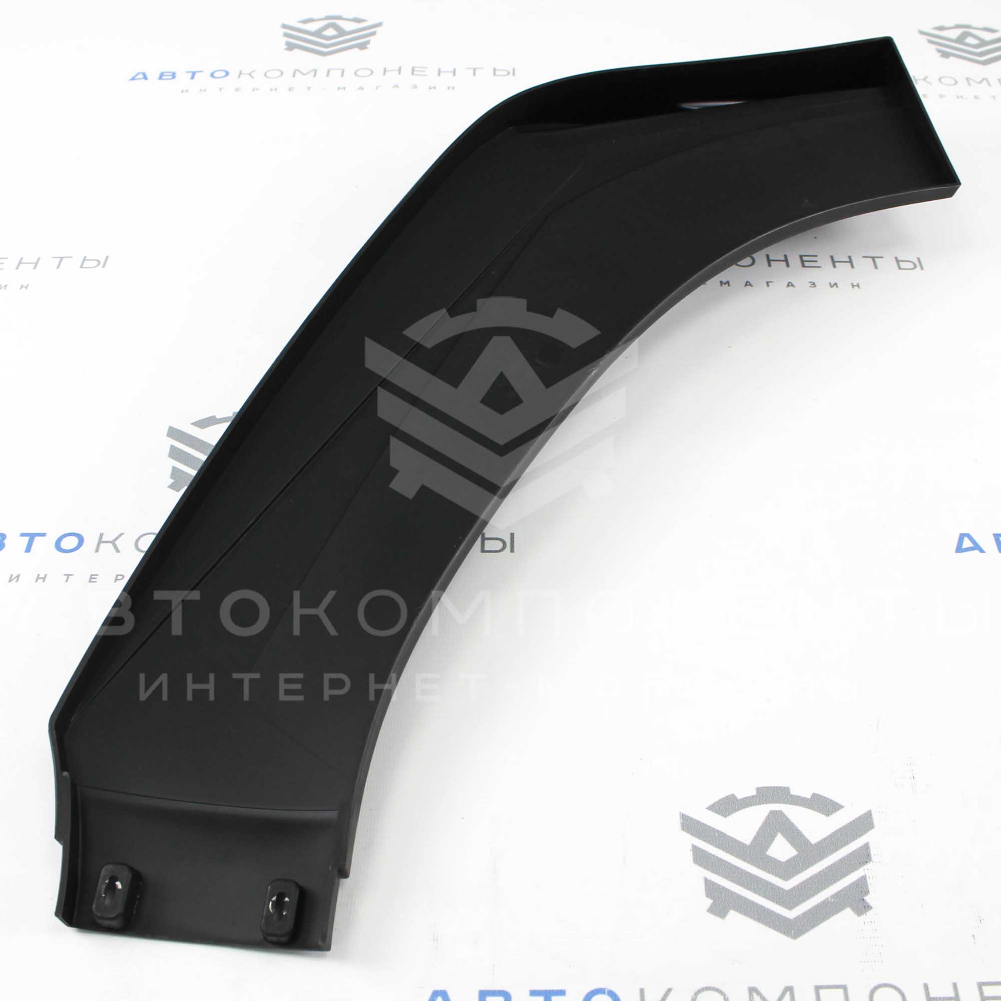 Универсальный сплиттер (губа бампера) "Sal-Man" черный мат ver.2