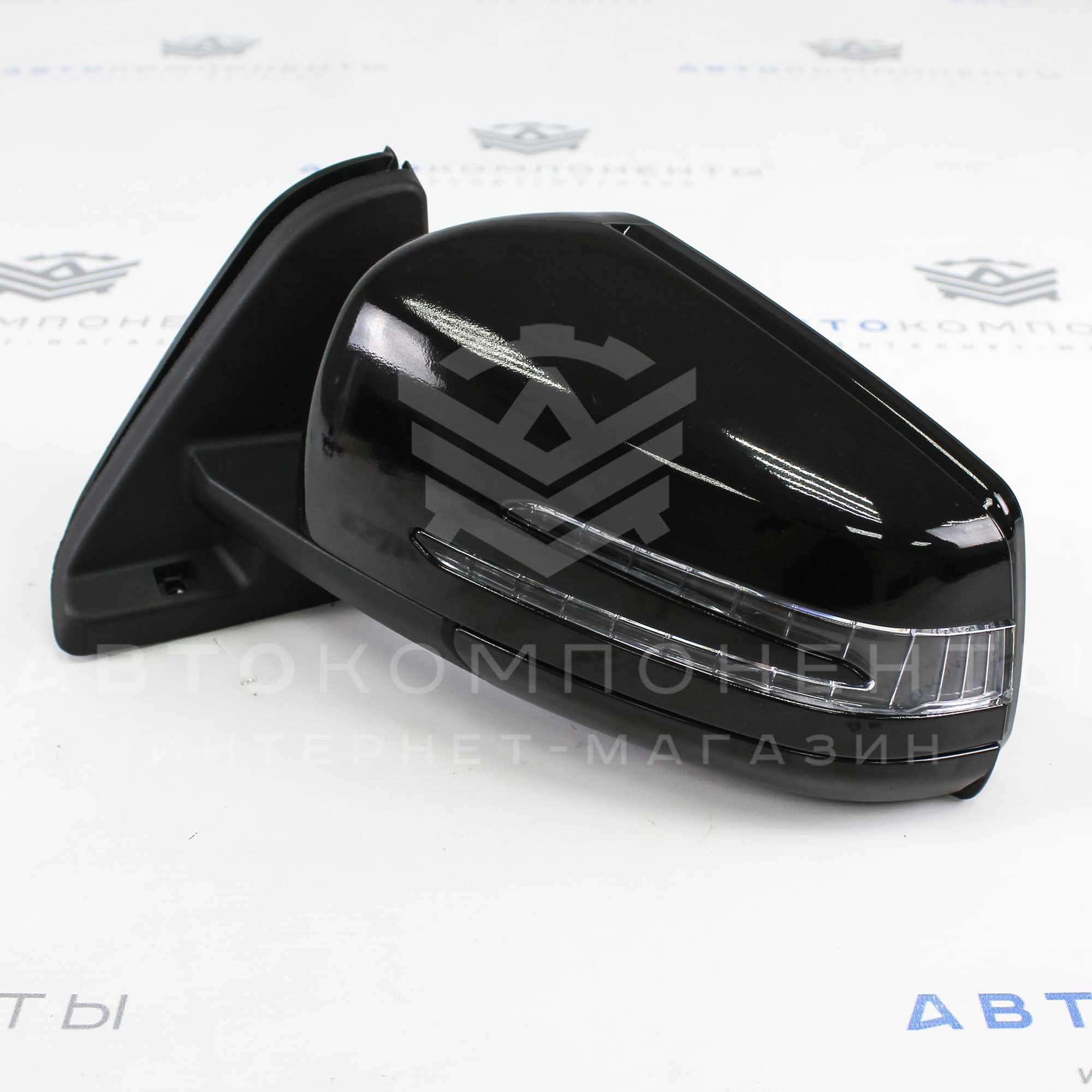 Электрические зеркала в стиле Mercedes-Benz с двойным повторителем (электропривод, обогрев, электроскладывание, вежливая подсветка) Лада Нива 4х4 в цвет кузова