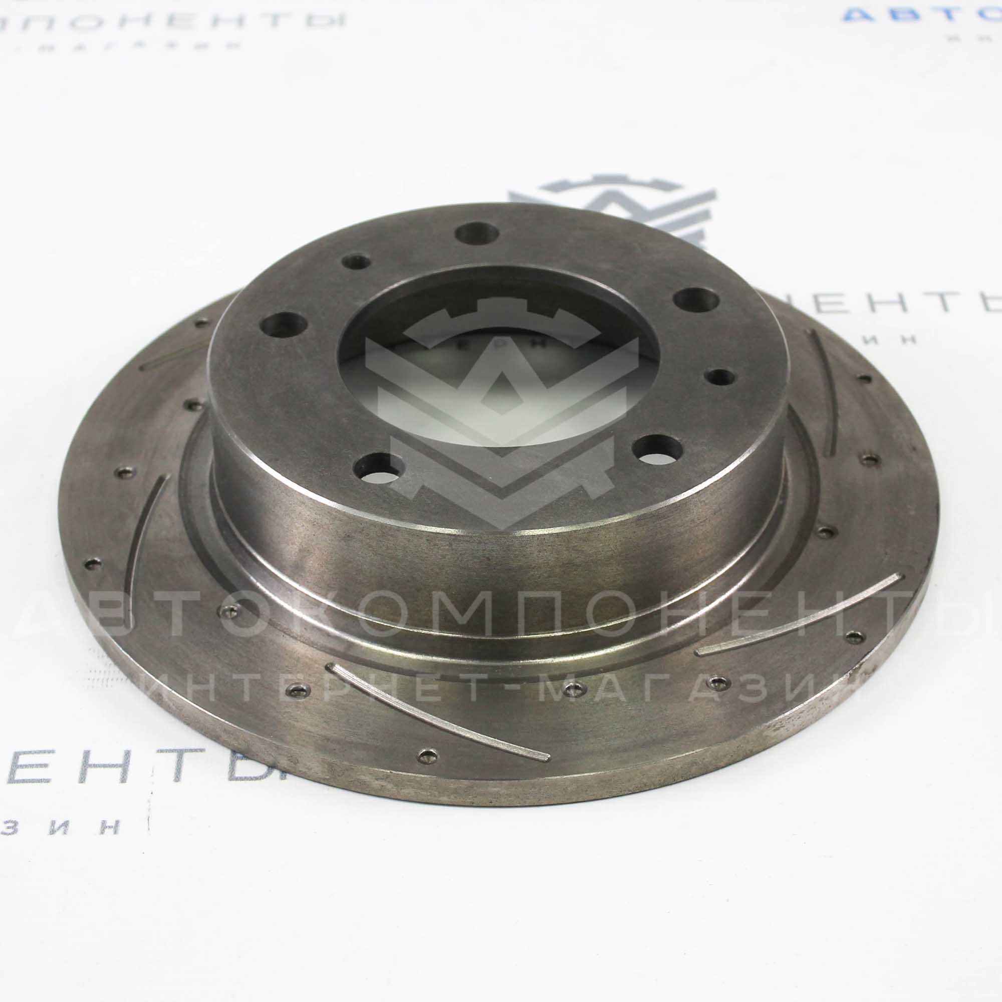 Тормозные диски (старого образца) "АТС" Sport (насечки, перфорация) Лада Нива 4х4