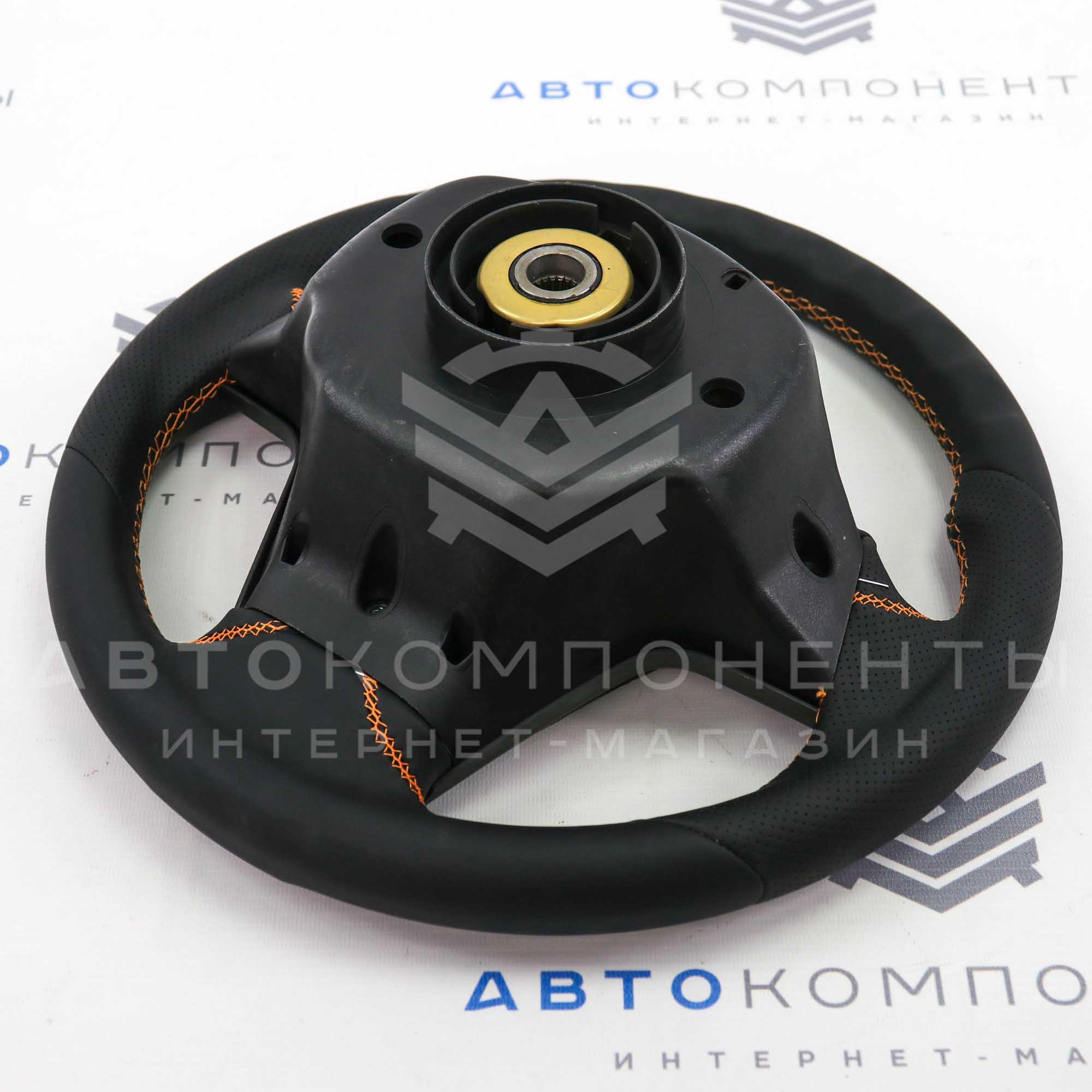 Руль "Барс" (в коже) без зашитой подушки ВАЗ 2101-2107, Лада Нива 4х4