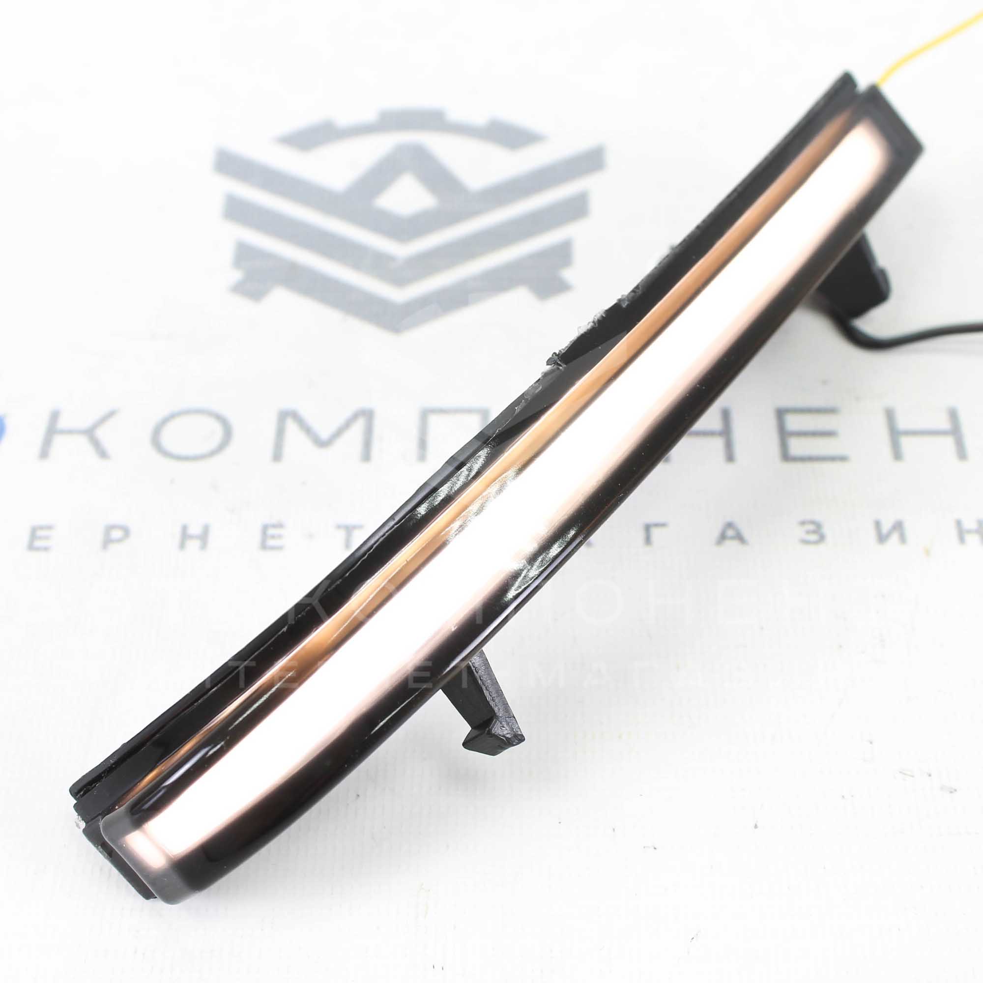 Повторители зеркал Лада Приора с бегающим поворотником "White Мульти" (тонированные) (ML084)