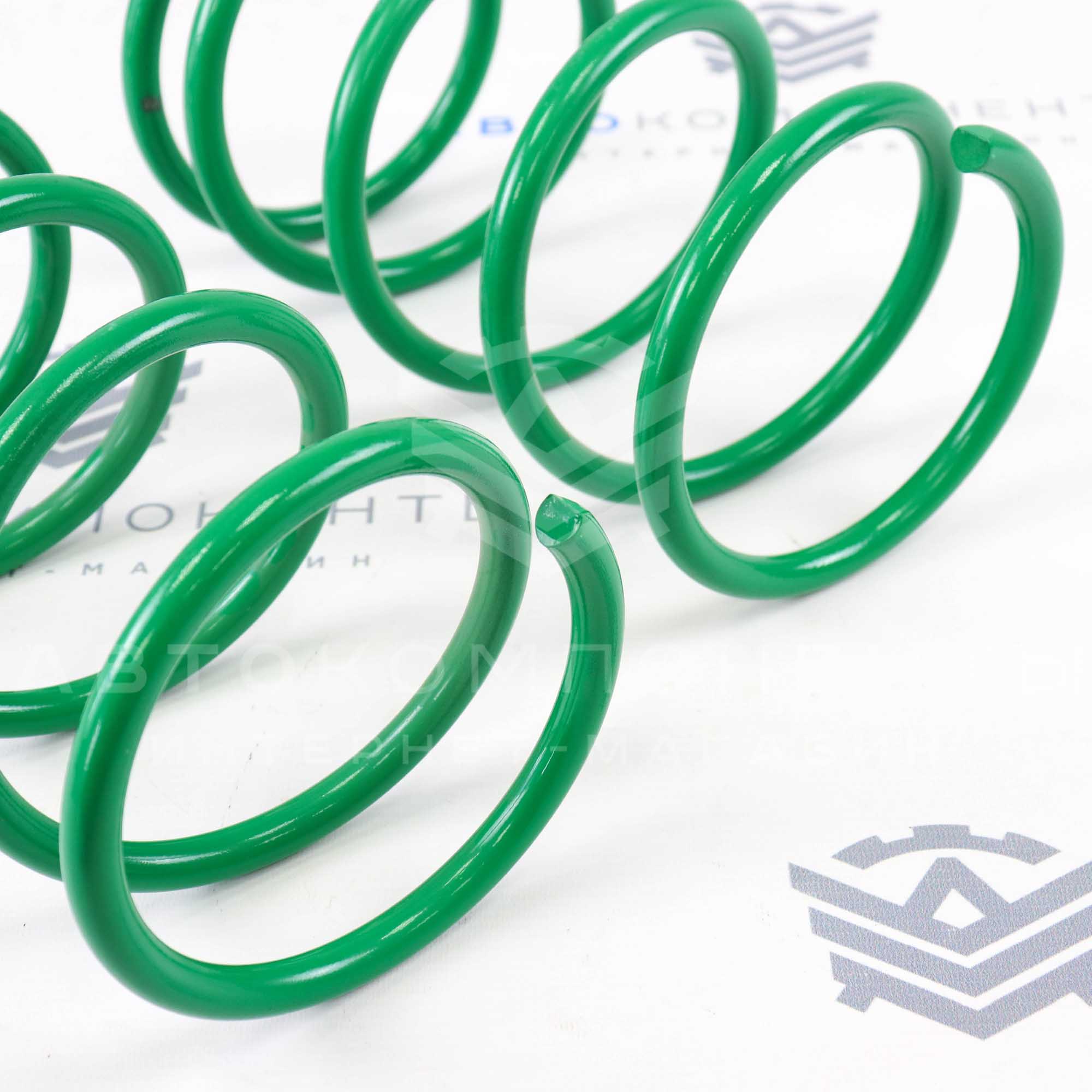 Пружины передней подвески "ТЕХНОРЕССОР" ВАЗ 2108-2115, 2110-2112 -70мм (зеленые) TRF2108-70