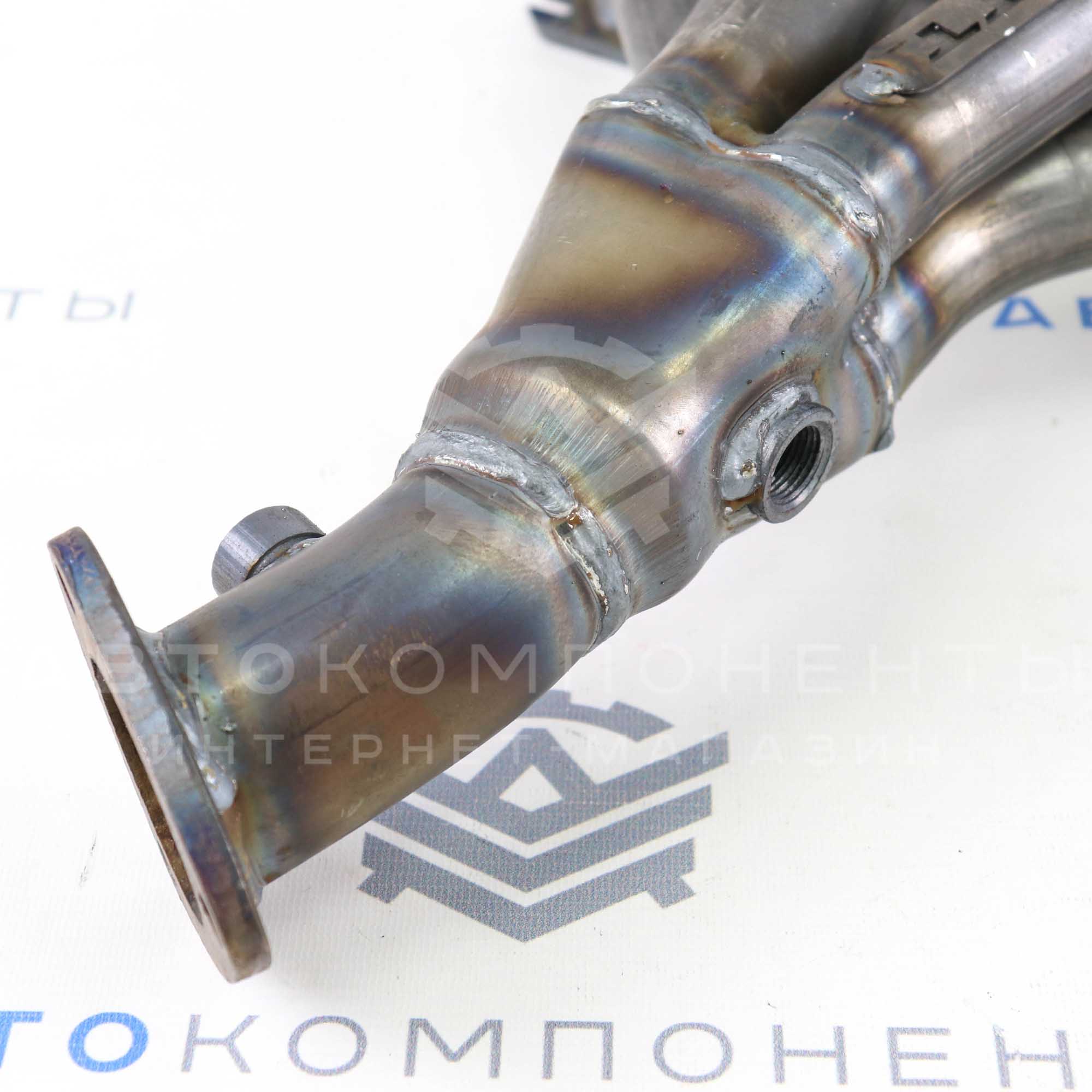 Вставка замены катализатора STT (4-1) 16V (под 2 датчика)