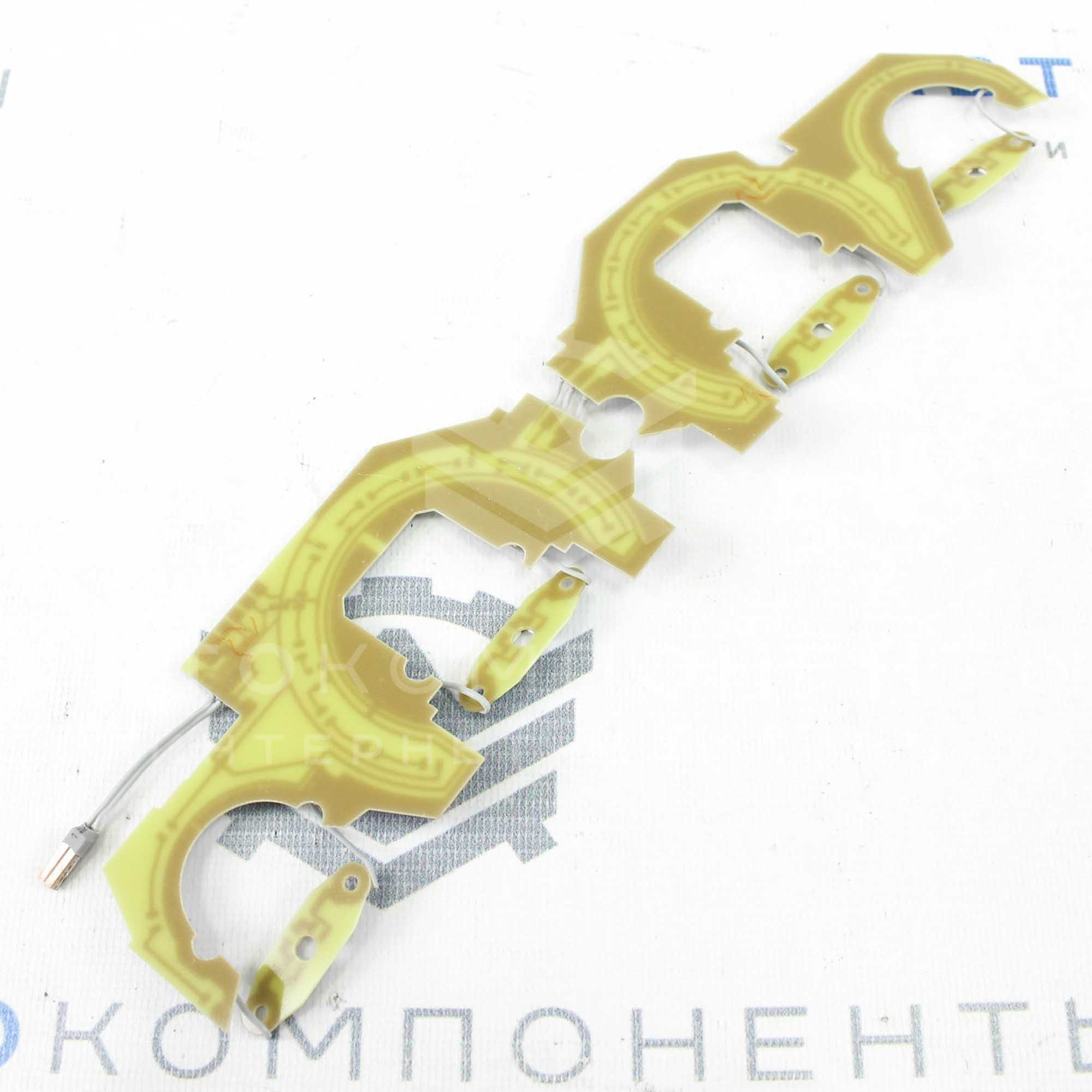 Светодиодная пересвеченная (красно-белая) плата VDO с/о ВАЗ 2110-2112, 2113-2115, Шевроле Нива