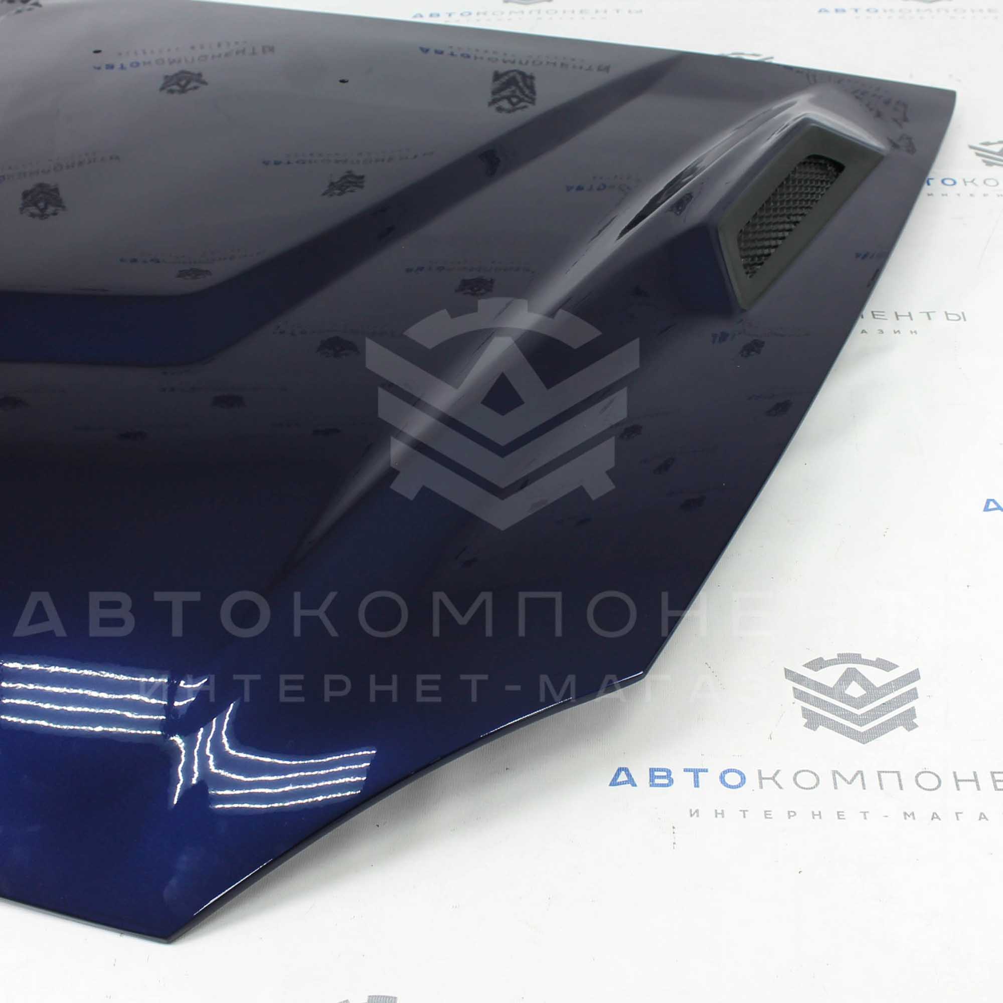 Капот стеклопластиковый "Я РОБОТ" Лада Приора в цвет кузова