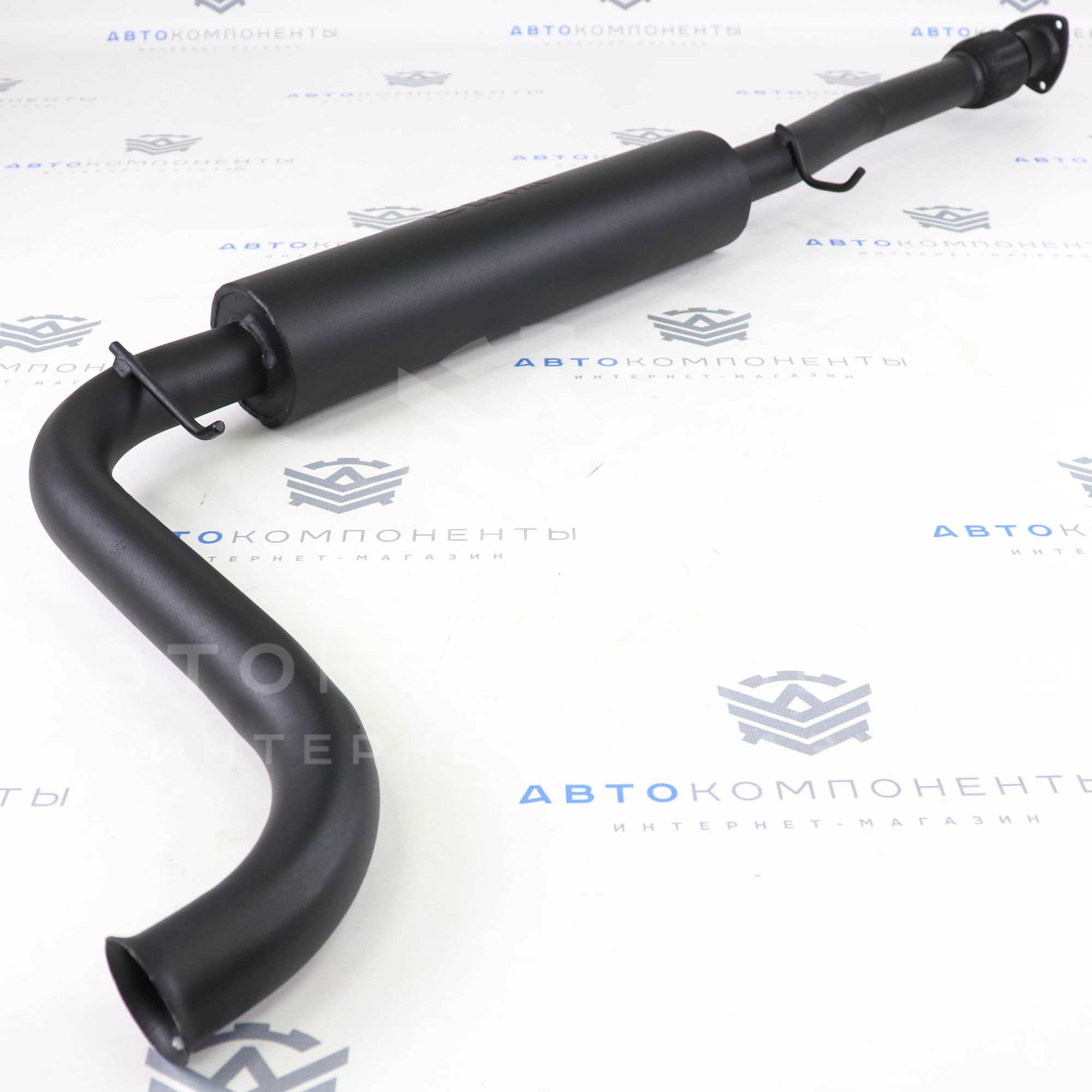 Резонатор "DK PRO" на "треугольном фланце" Лада Приора с гофрой (РЗ0012)