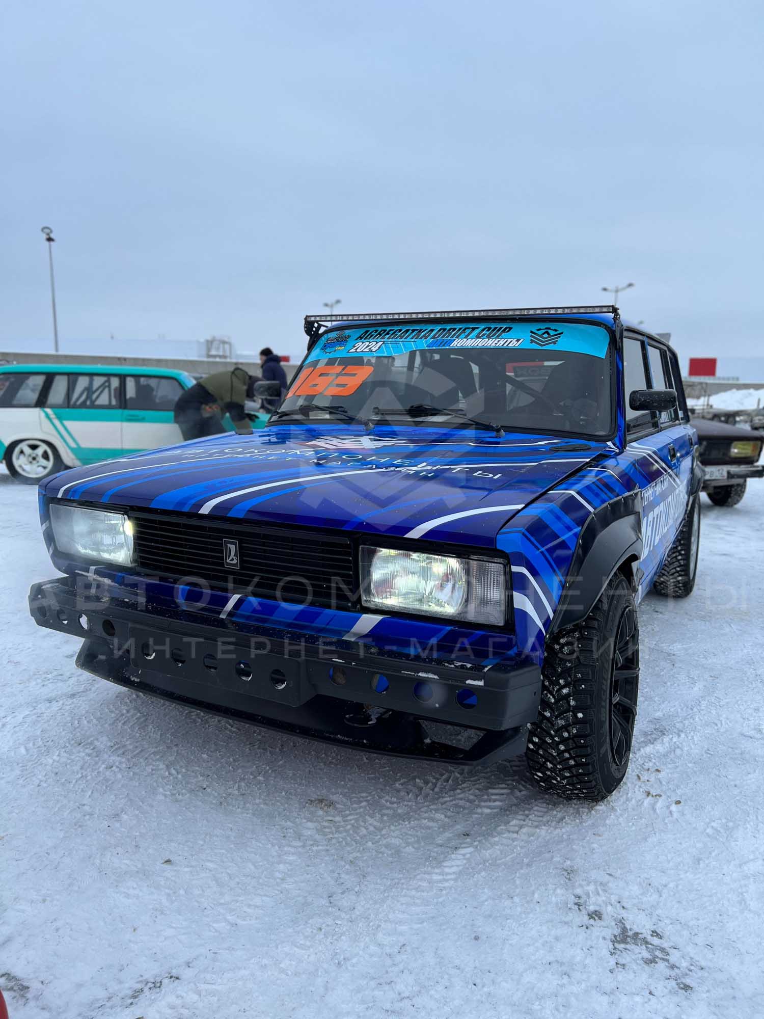 Губа (юбка) переднего бампера "MCA" (гладкая) ВАЗ 2101-2107