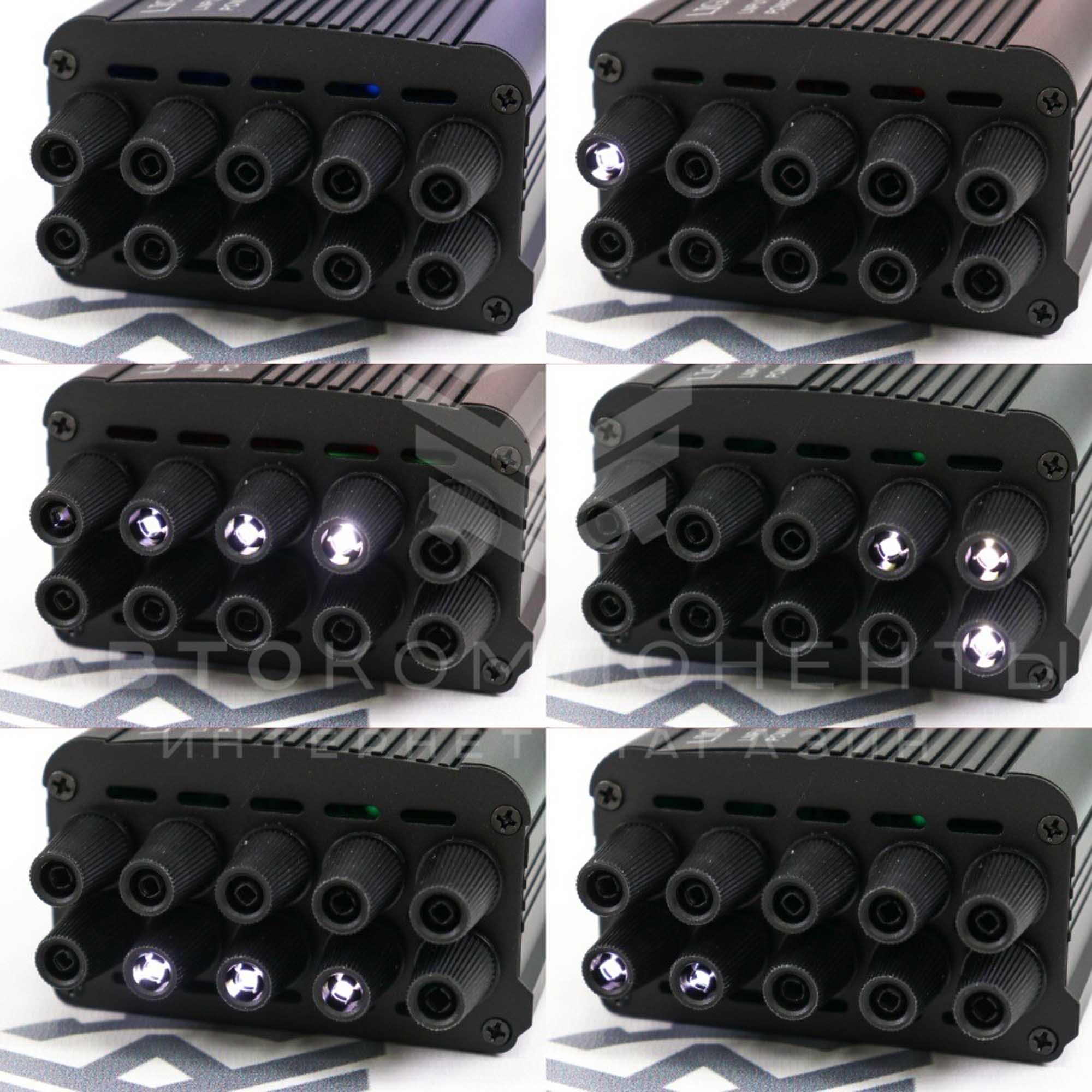 "Звездное небо" (с мерцанием + кометы) для установки в обивку потолка (700 нитей)