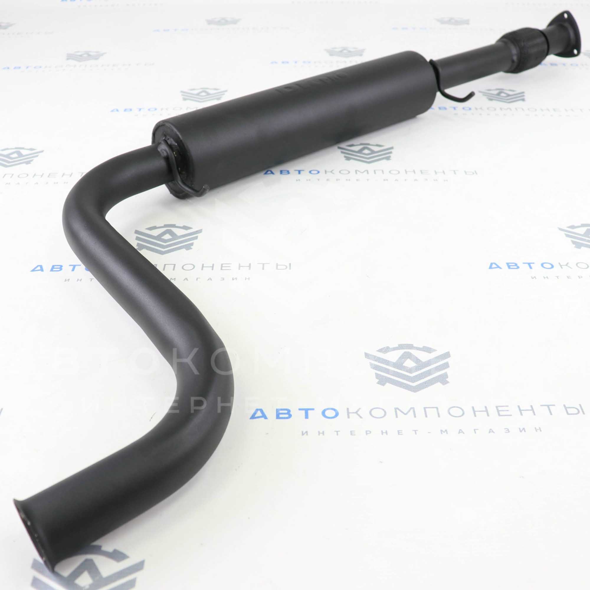 Резонатор "DK PRO" на "треугольном фланце" с гофрой ВАЗ 2108-21099, 2113-2115 (РЗ0008)